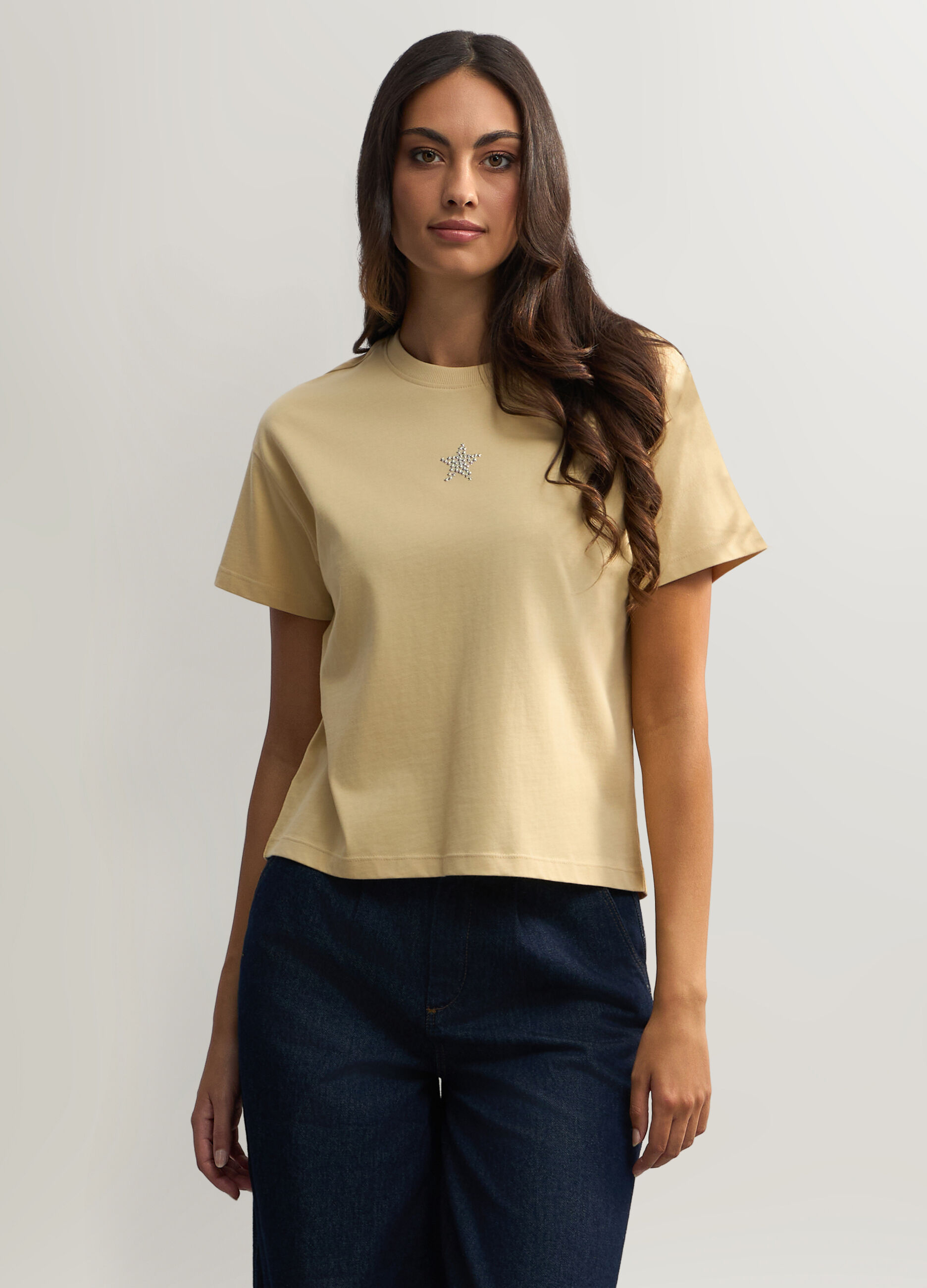T-shirt girocollo donna_0