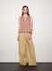 Pantaloni palazzo wide leg in puro lino donna_0