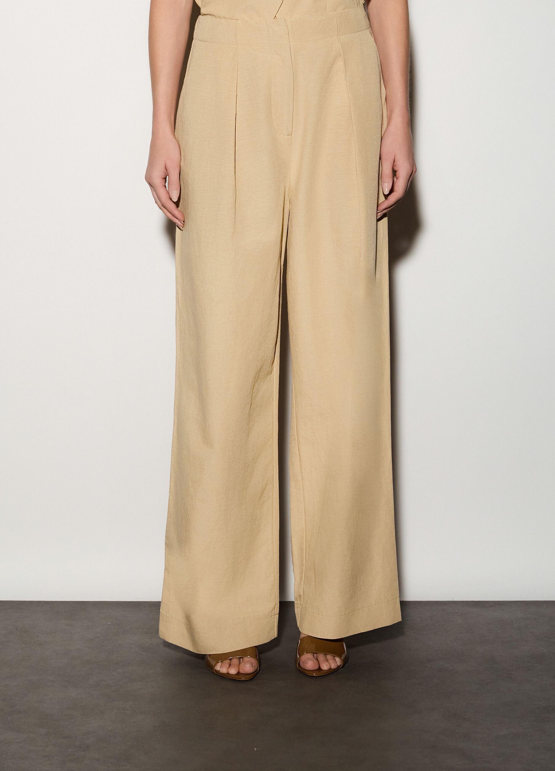 Pantaloni straight fit donna_1
