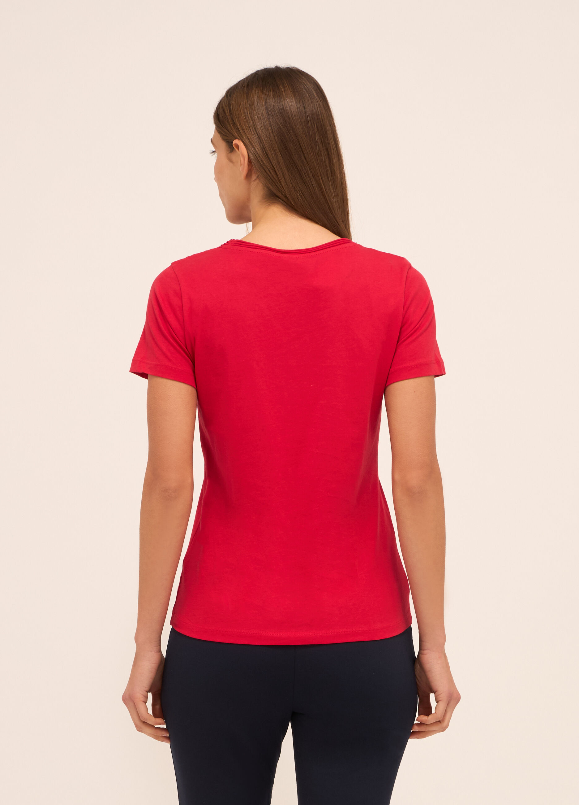 T-shirt in puro cotone donna_1