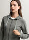 Felpa misto modal stretch con cappuccio donna_2
