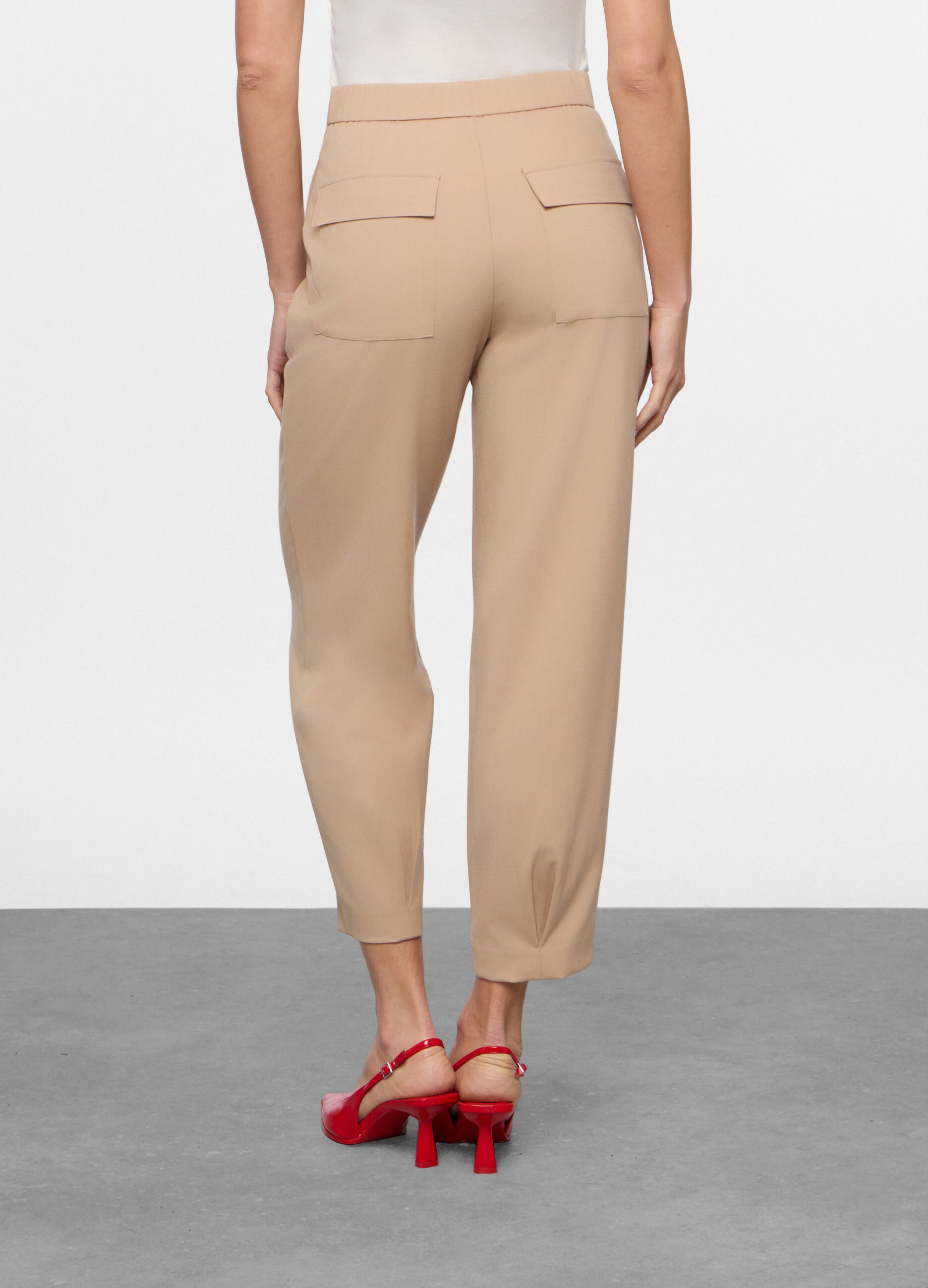 Pantaloni misto viscosa donna_1