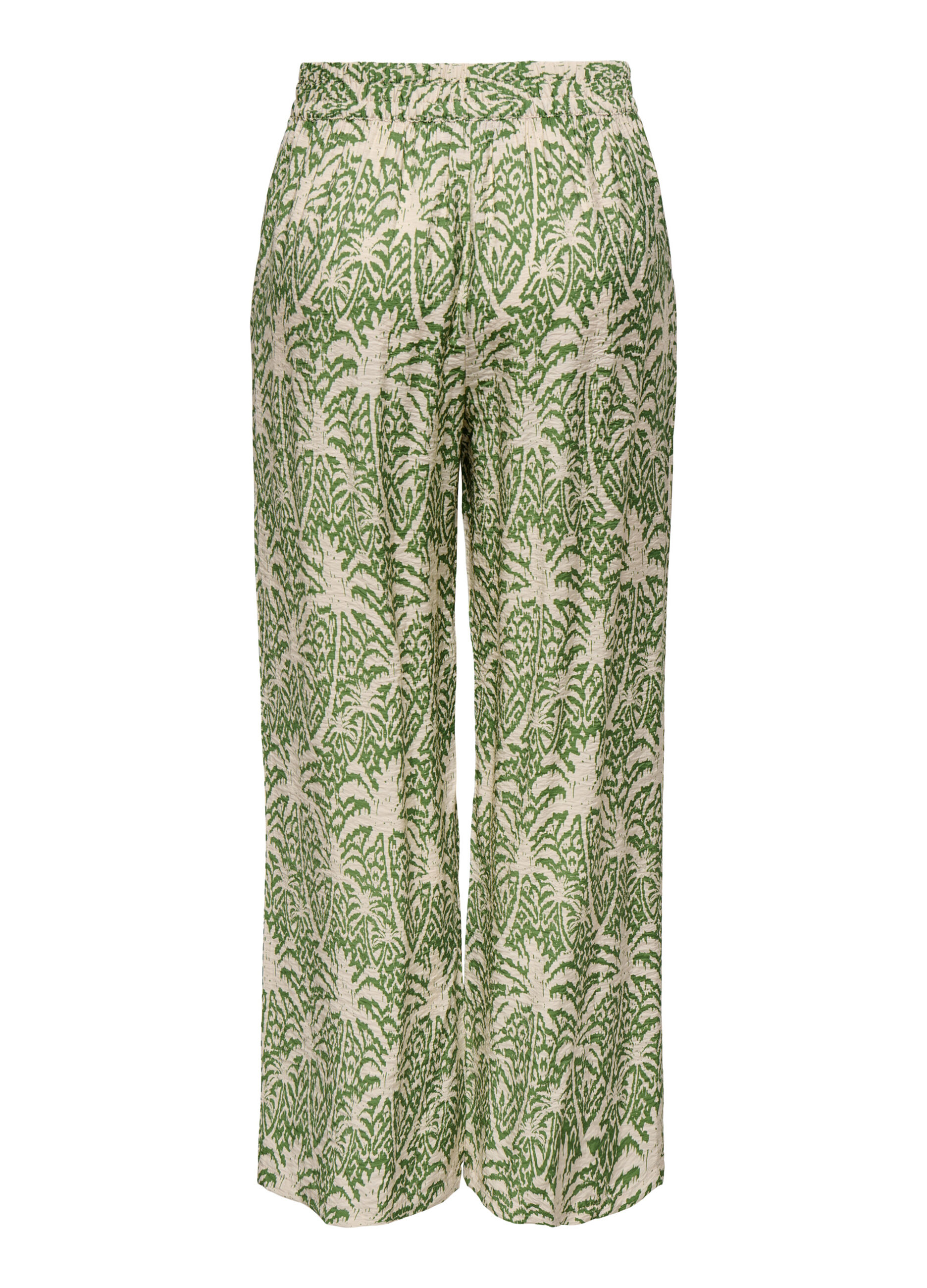 Pantaloni palazzo con stampa donna_3