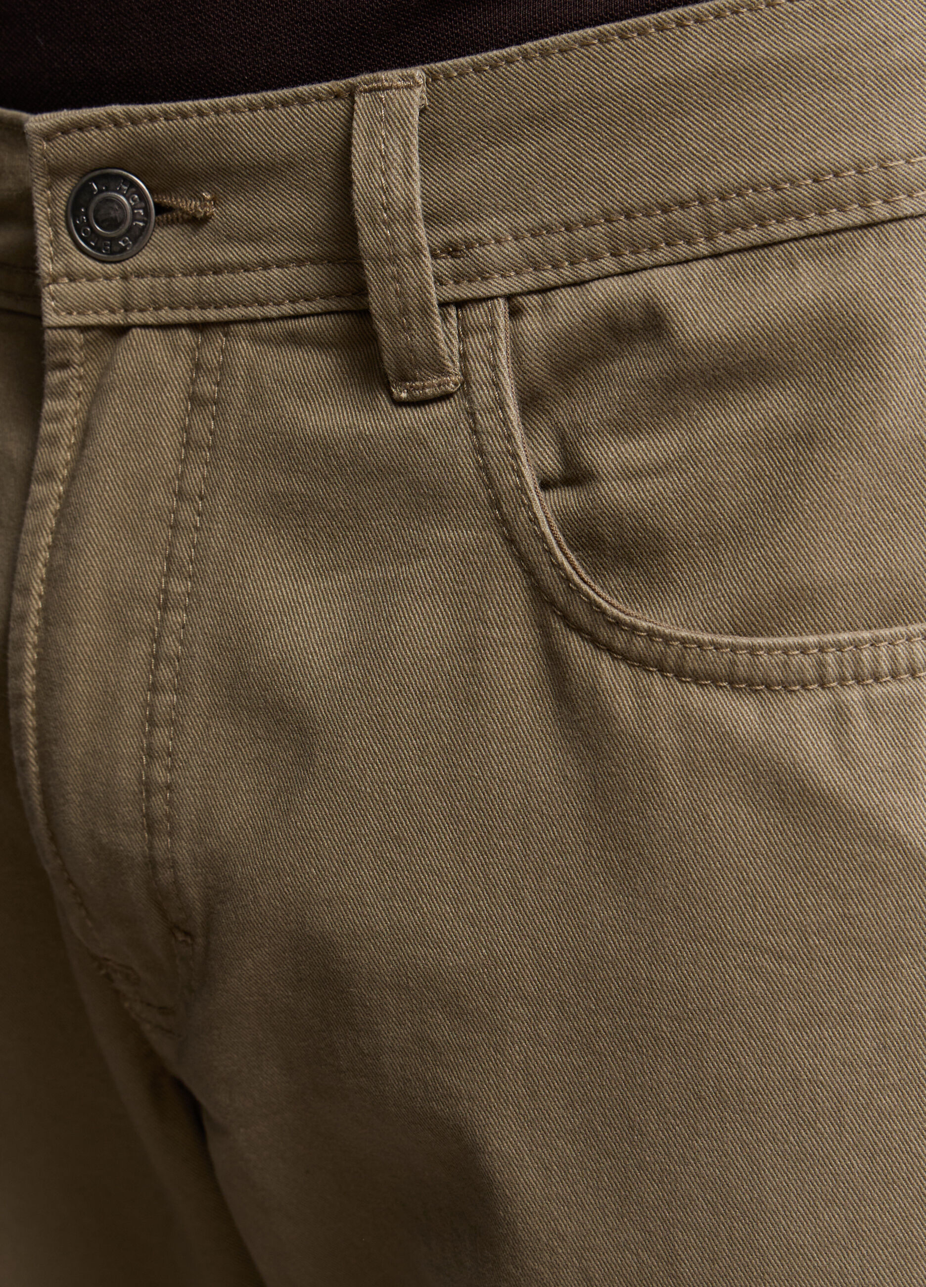 Pantaloni 5 tasche in cotone uomo_3