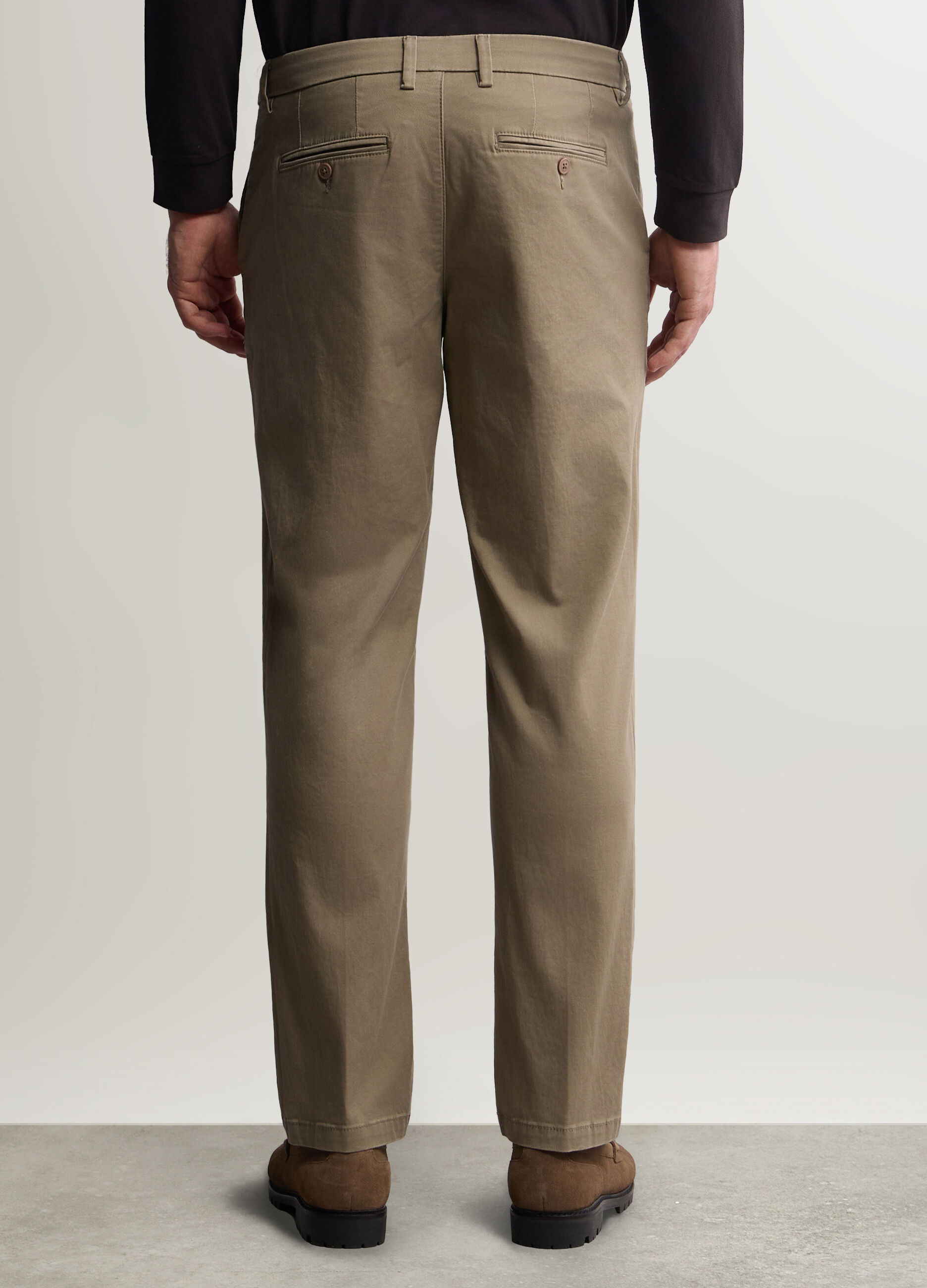 Pantaloni chino slim fit in cotone stretch uomo_2