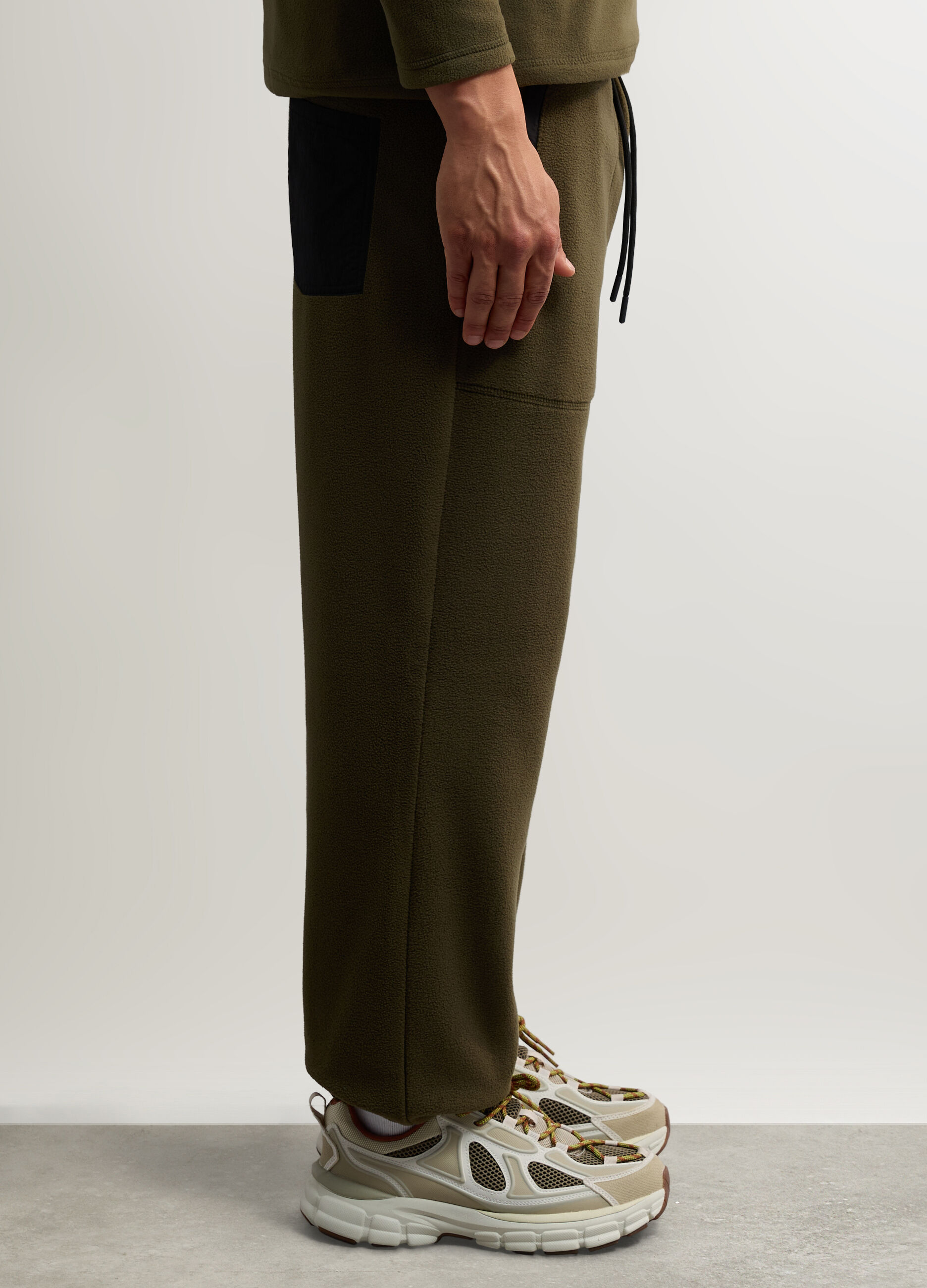 Jogger in pile con coulisse uomo_1