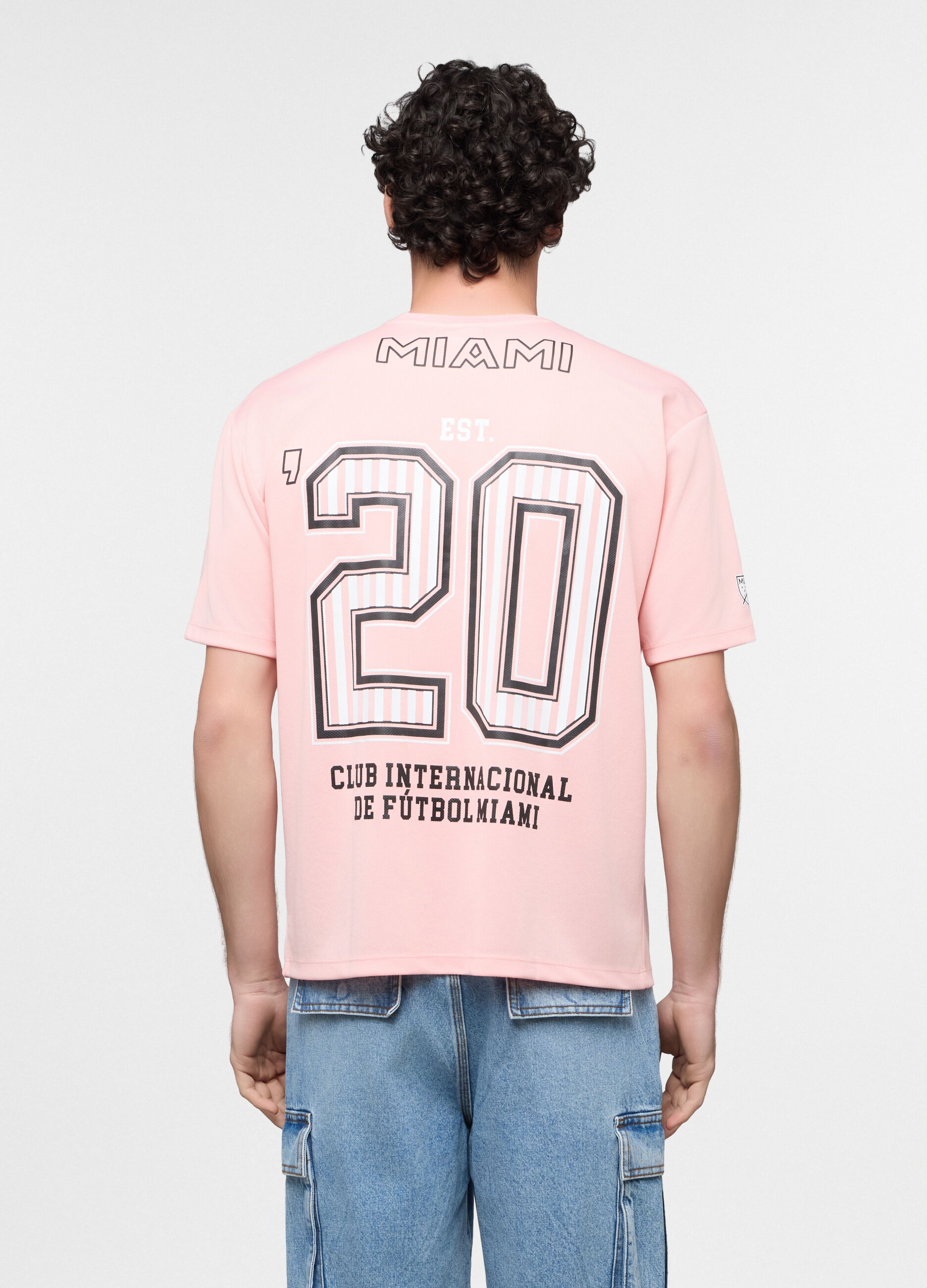 T-shirt girocollo Inter Miami in cotone uomo_1