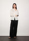Camicia regular fit girocollo in puro lino donna_0