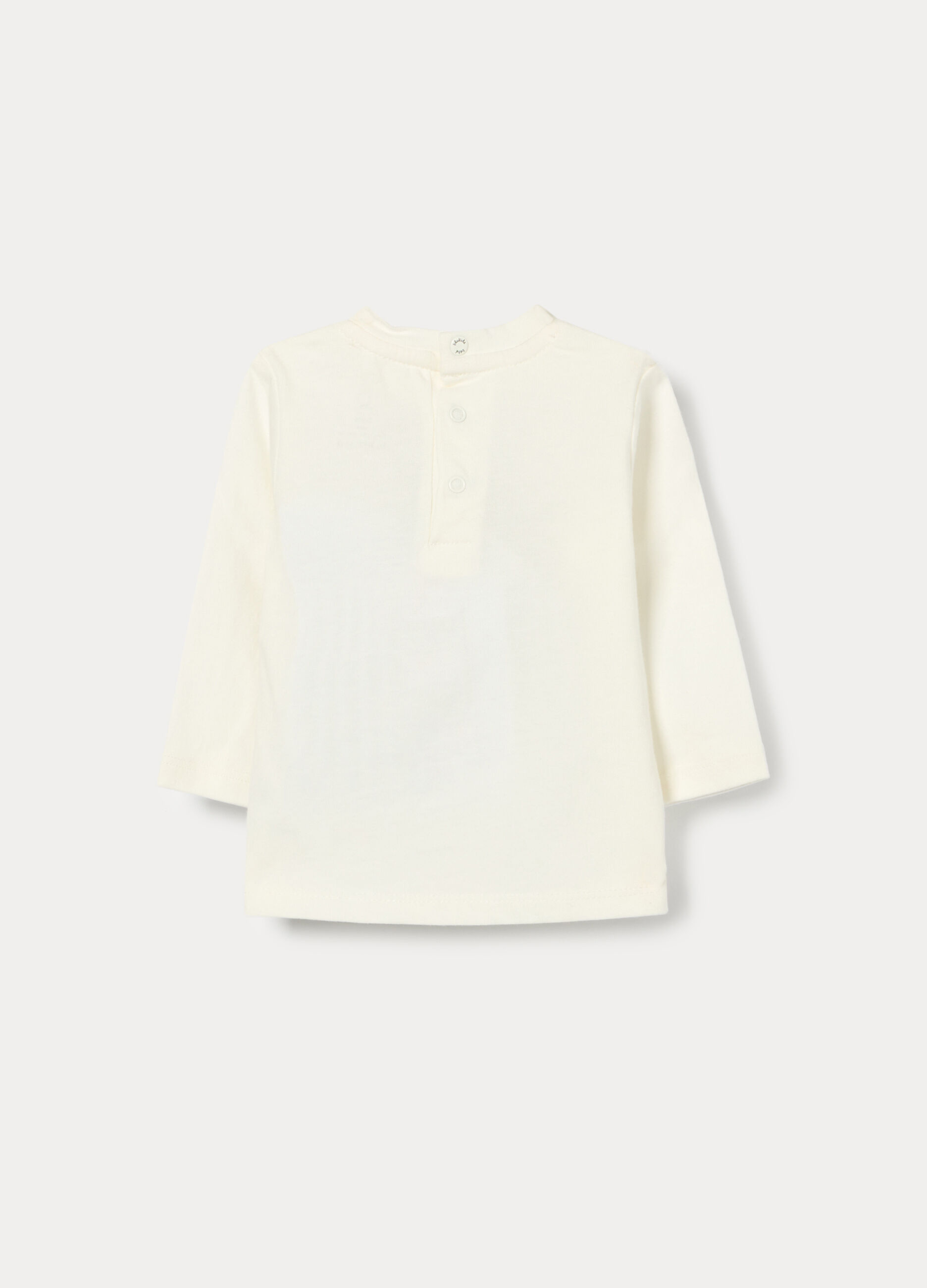 T-shirt in jersey di puro cotone neonato_1