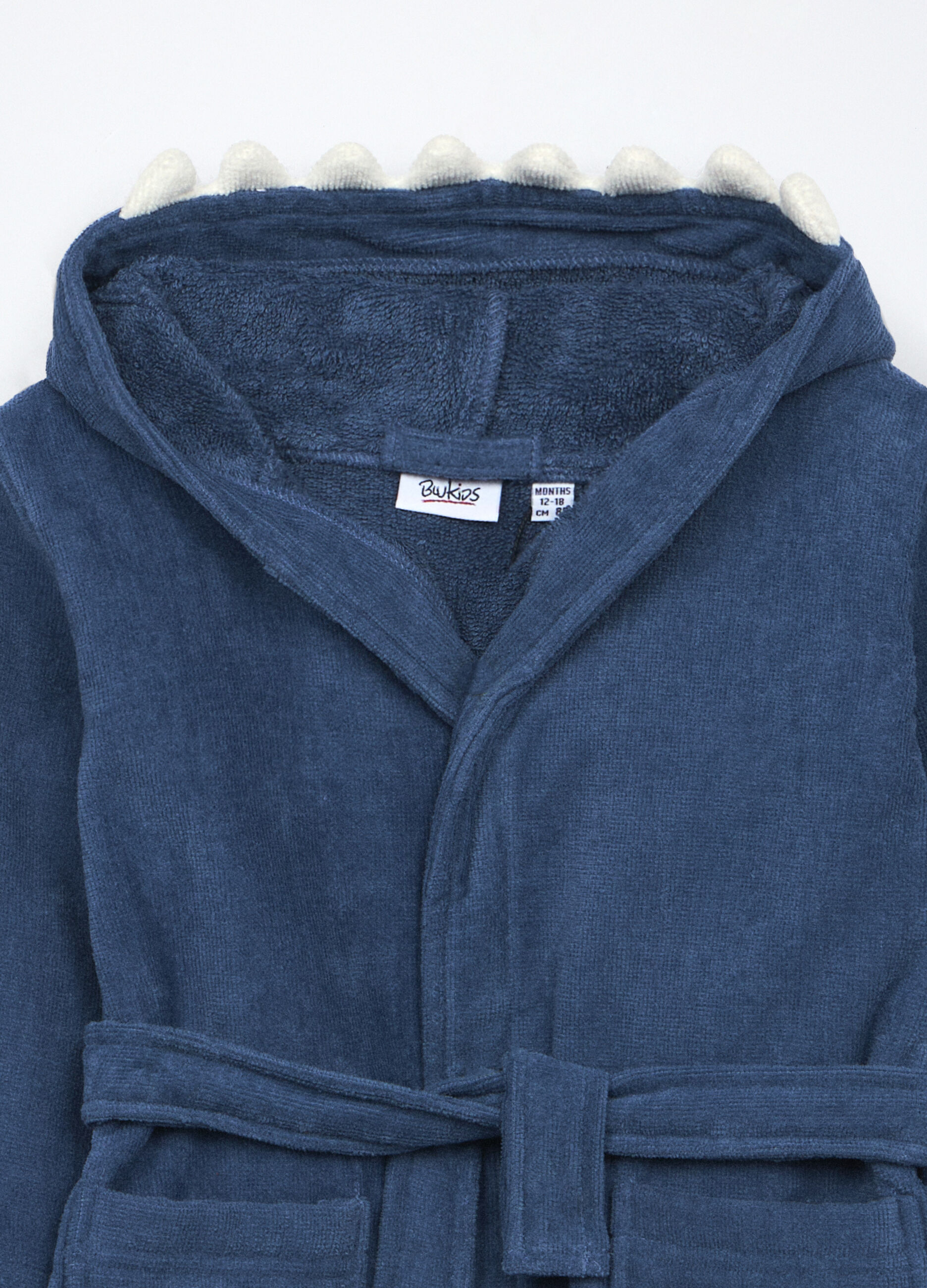 Accappatoio in puro cotone velour neonato_2