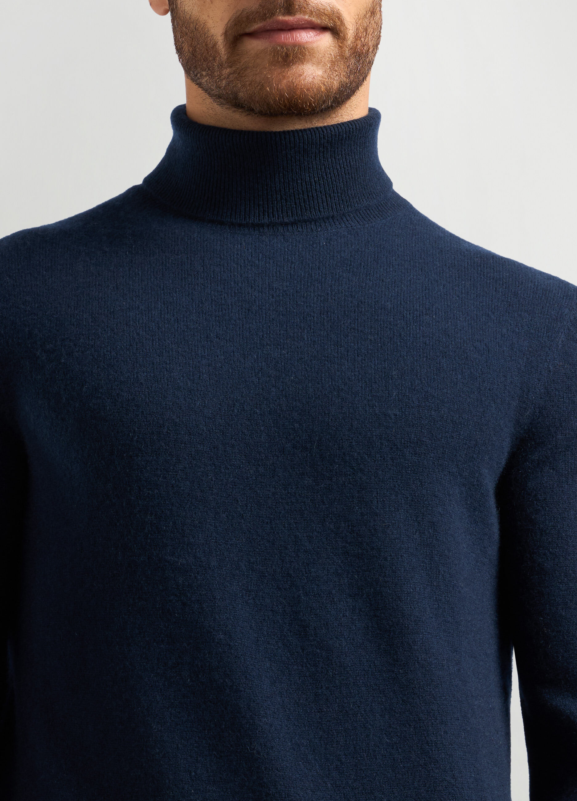 Maglione dolcevita in puro cashmere uomo_2