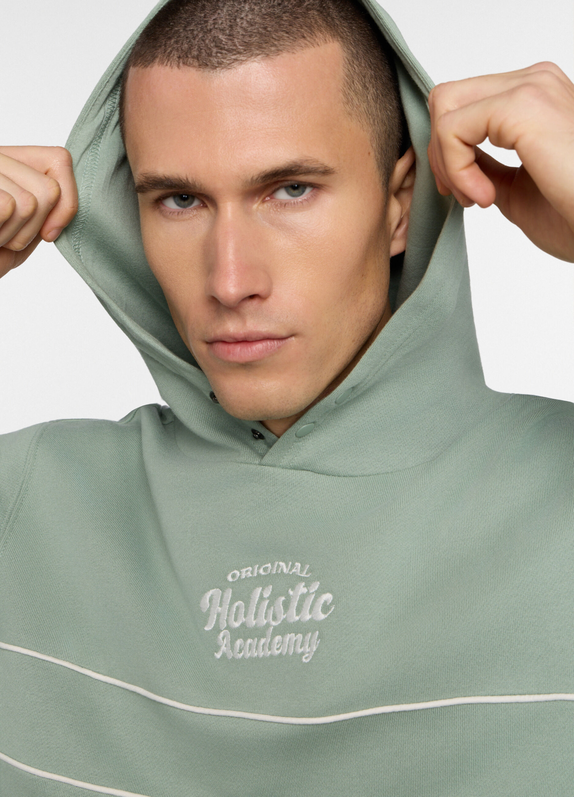 Felpa con cappuccio in misto cotone_2