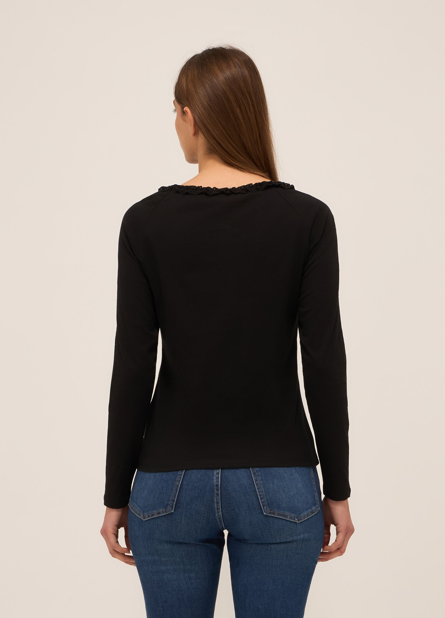T-shirt in puro cotone donna_1