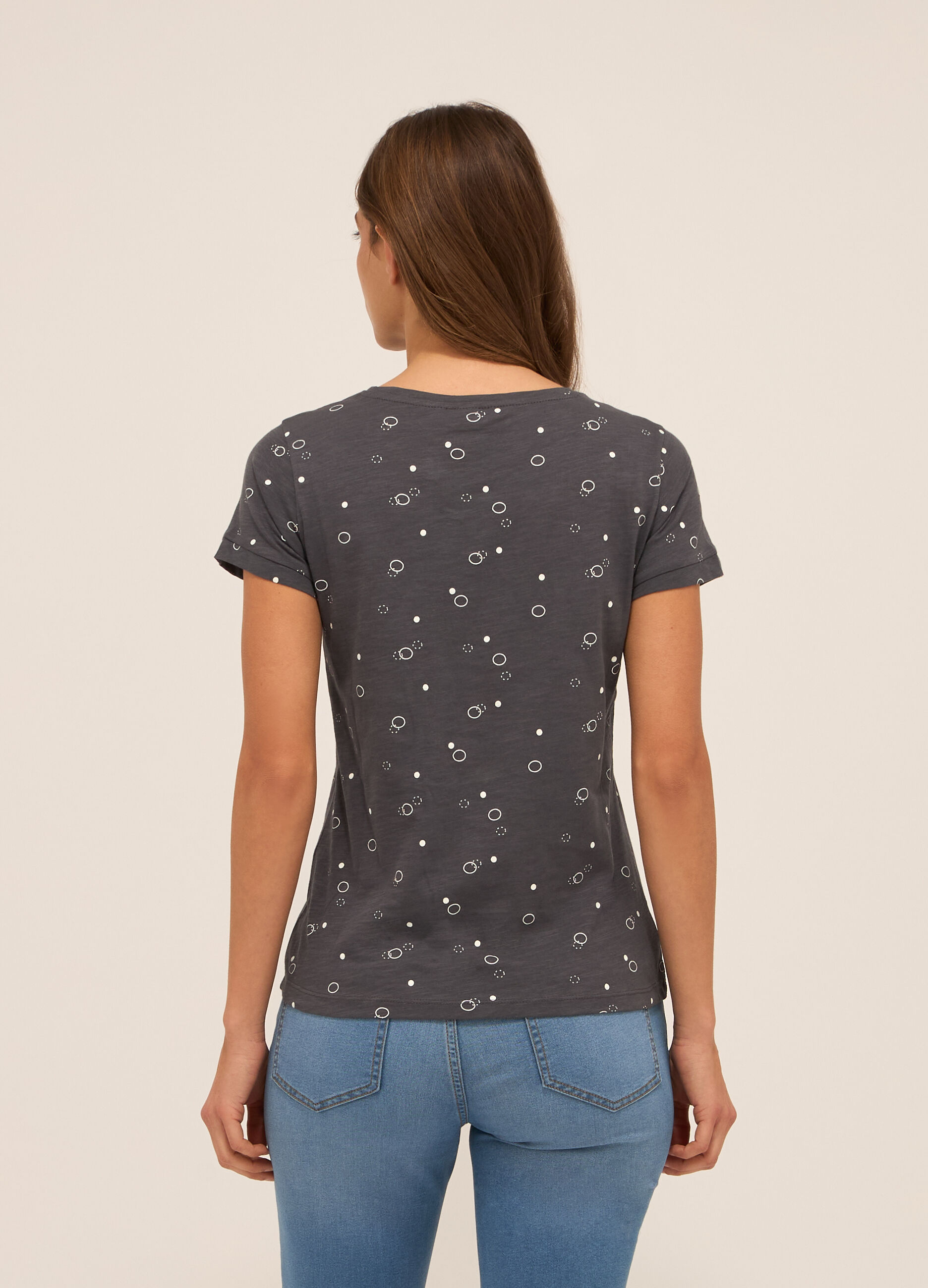 T-shirt in puro cotone donna_1