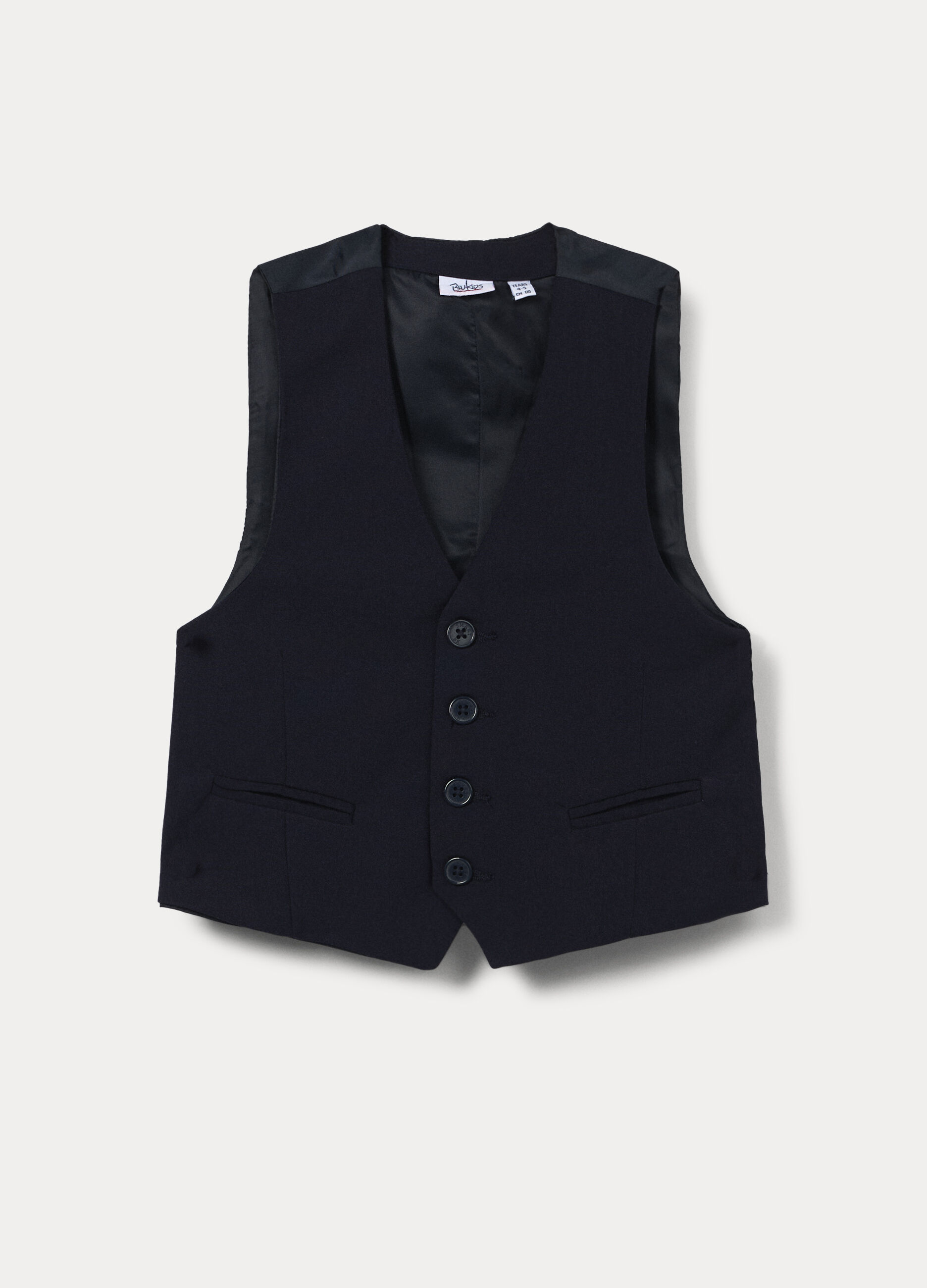 Gilet misto lana ragazzo_0