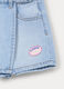 Gonna pantalone in denim misto cotone bambina_2