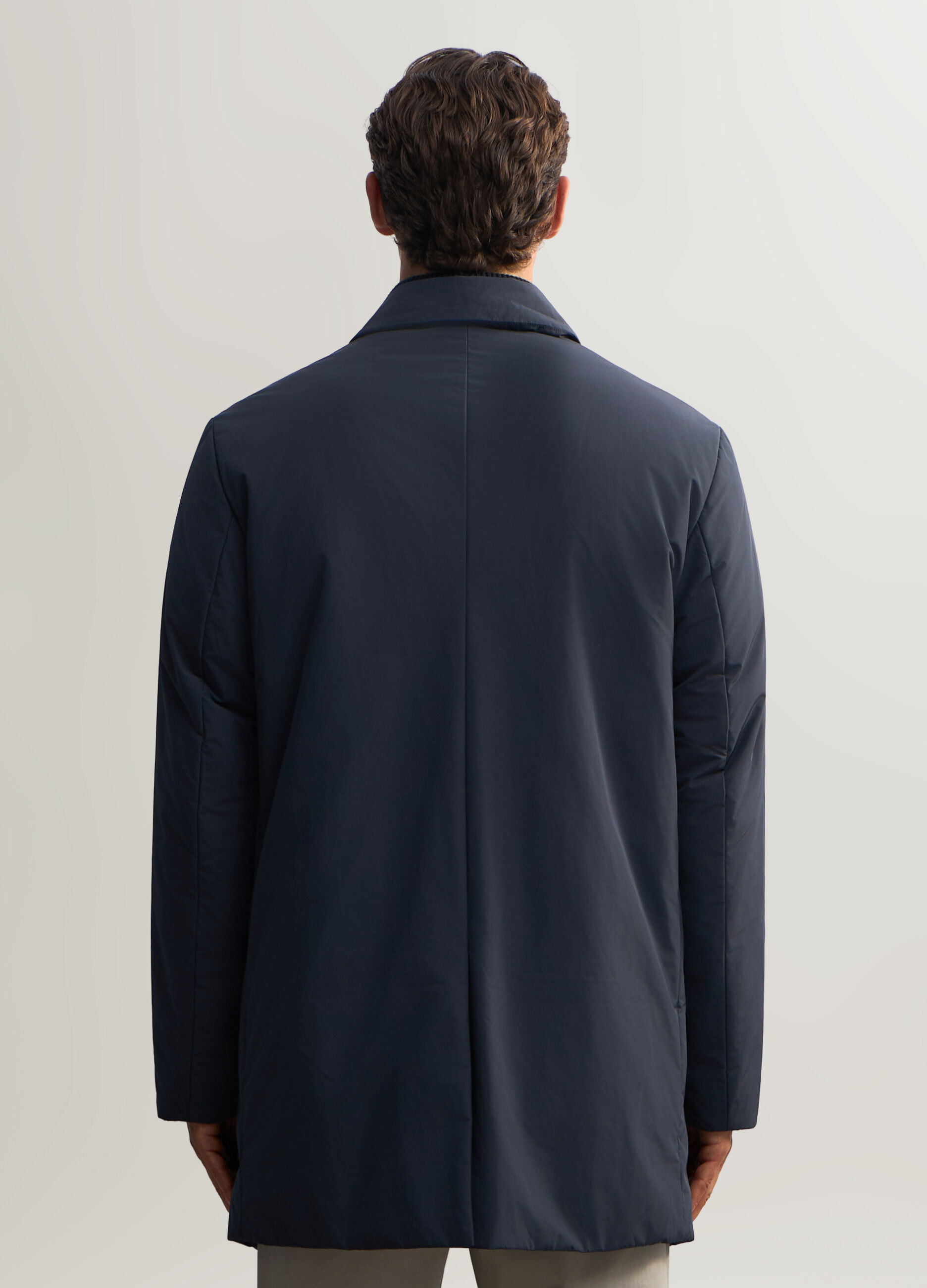 Cappotto imbottito in tessuto tecnico uomo_1