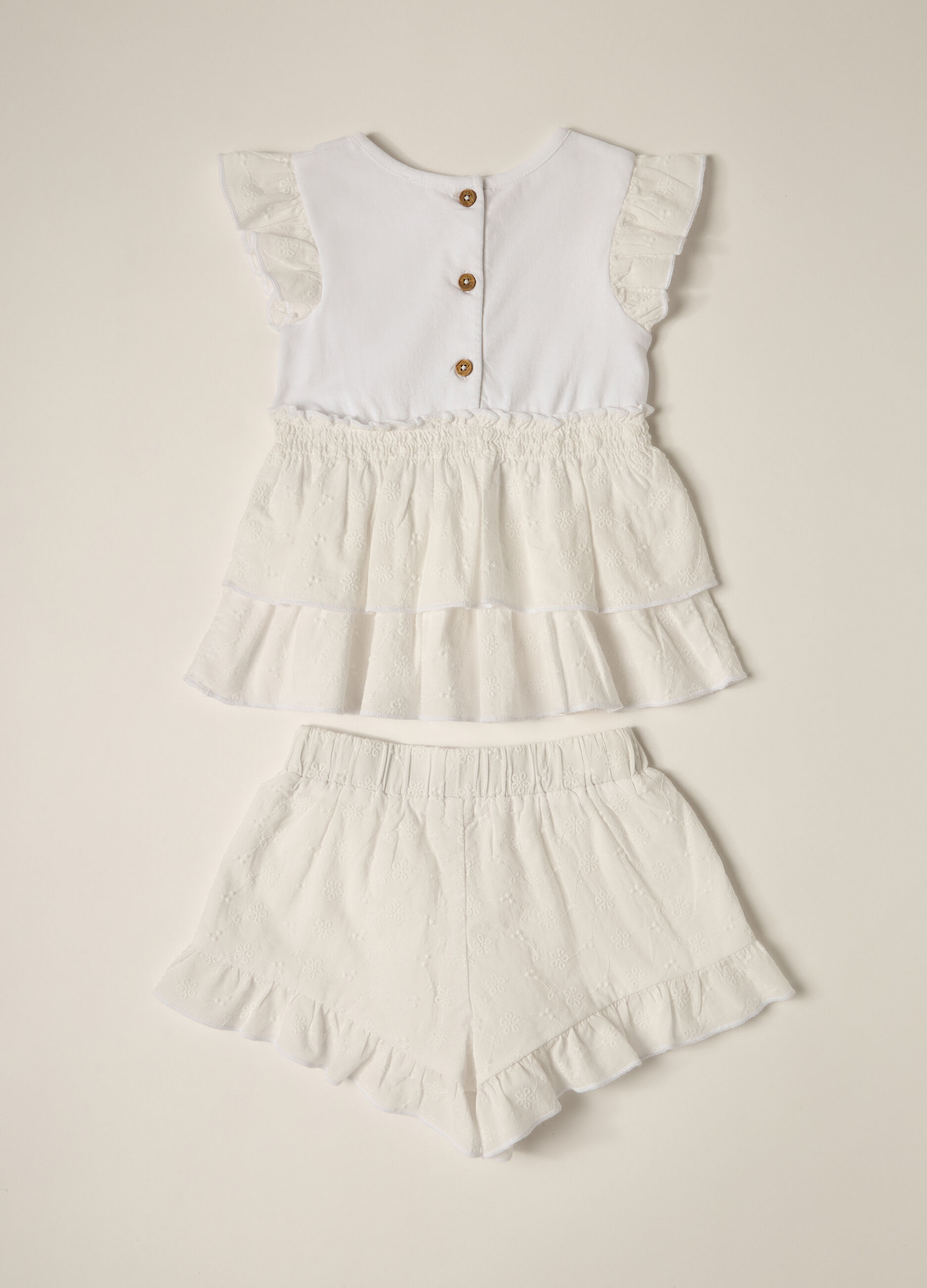 Jogging set in puro cotone IANA neonata_3