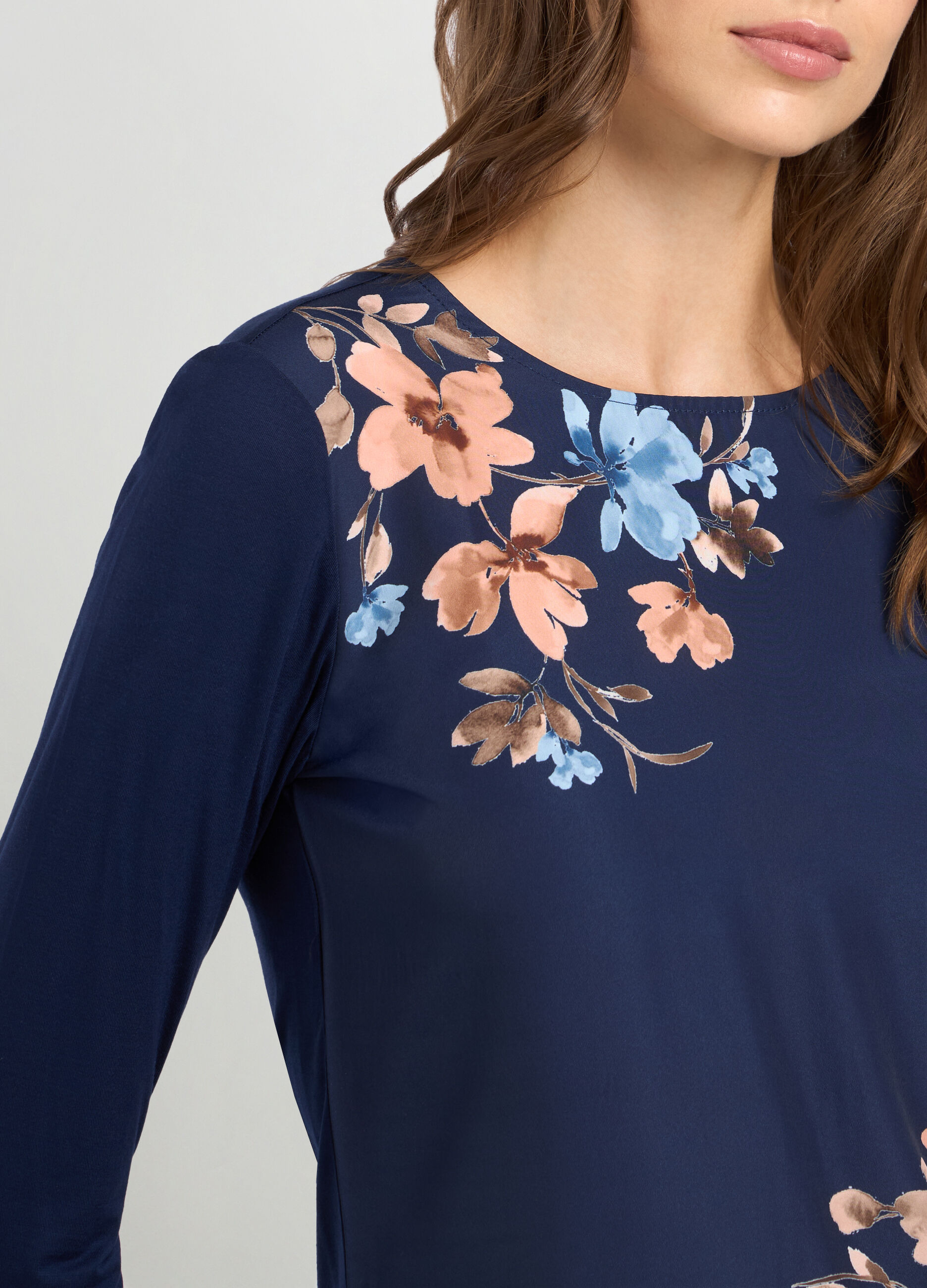 T-shirt in viscosa stretch donna_2