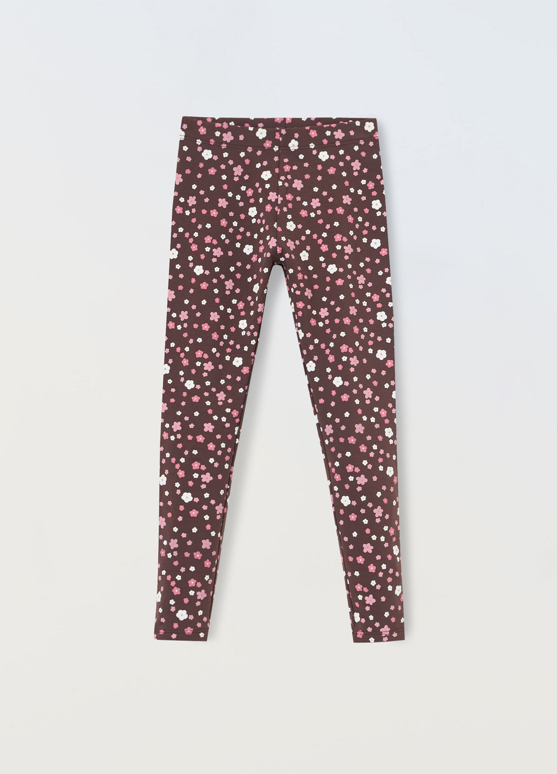 Leggings in french terry bambina_0