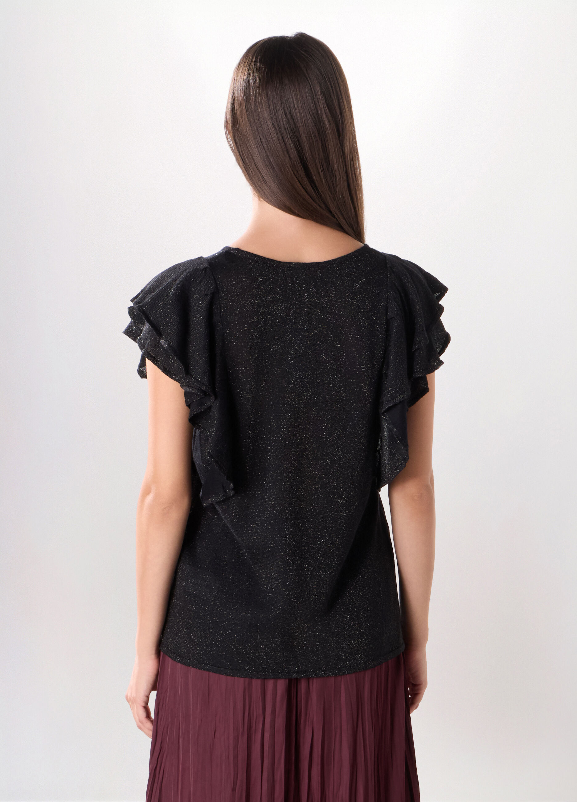 T-shirt misto viscosa donna_1