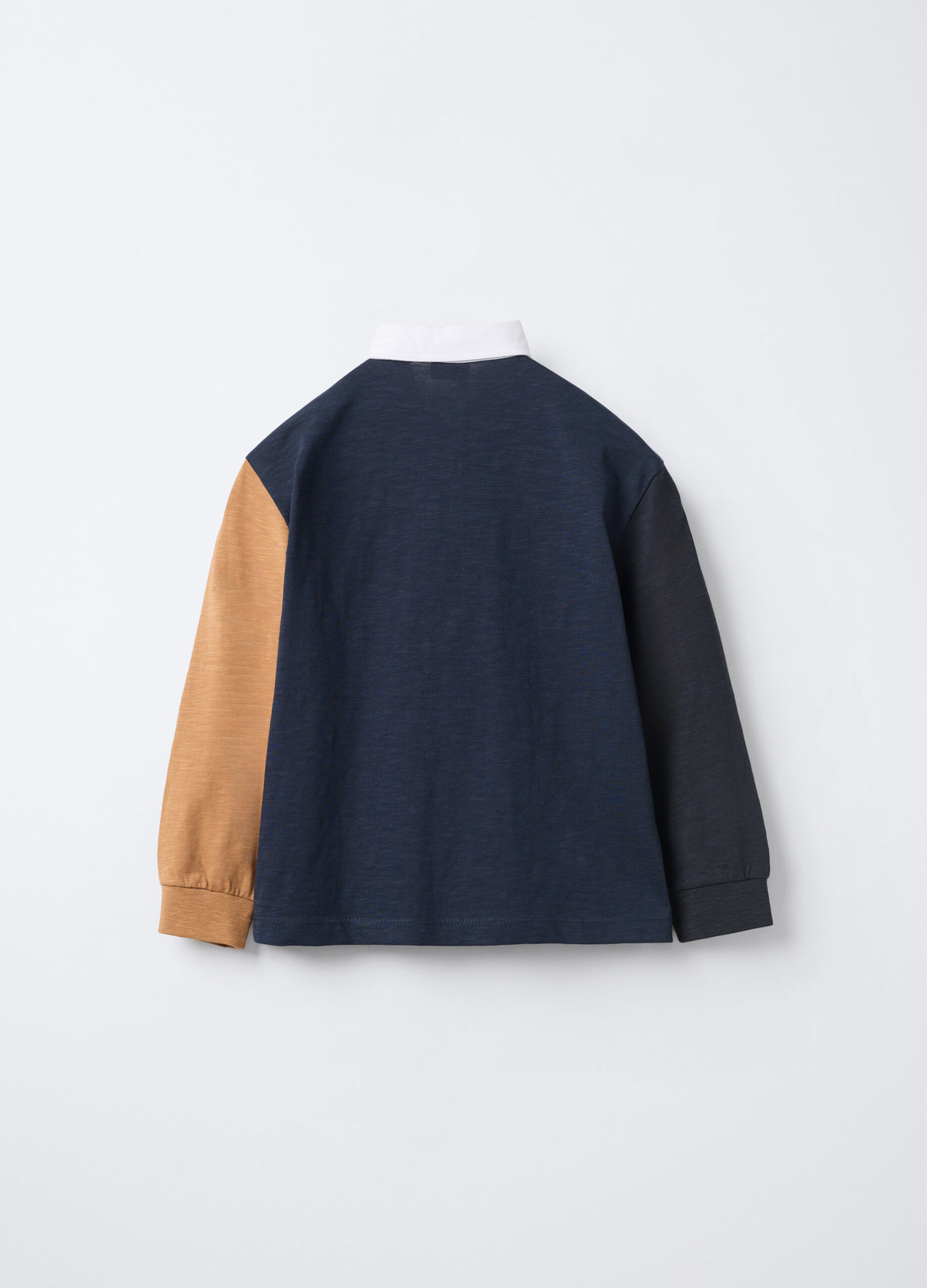 Polo in puro cotone Slub Rugby Fit bambino_1