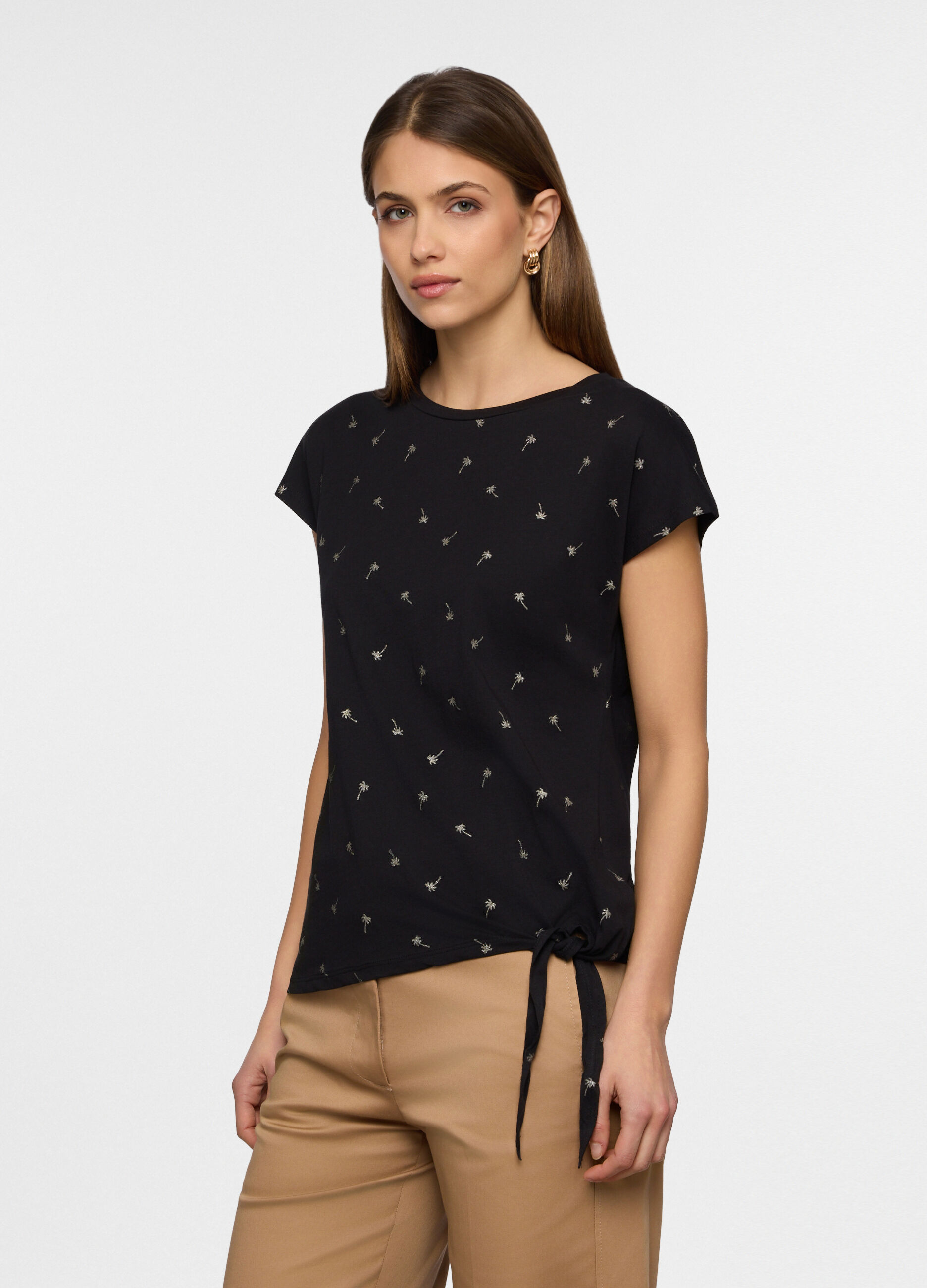 T-shirt girocollo donna_0