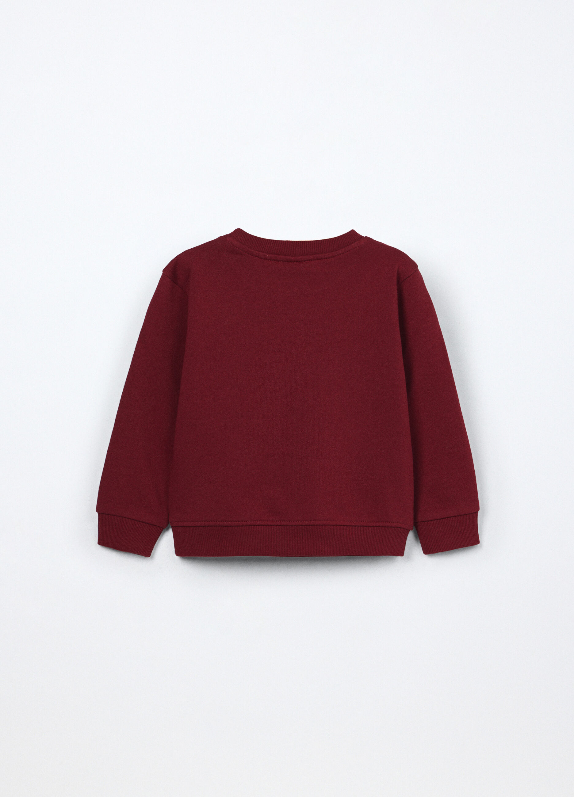 Felpa in french terry di puro cotone neonato_1