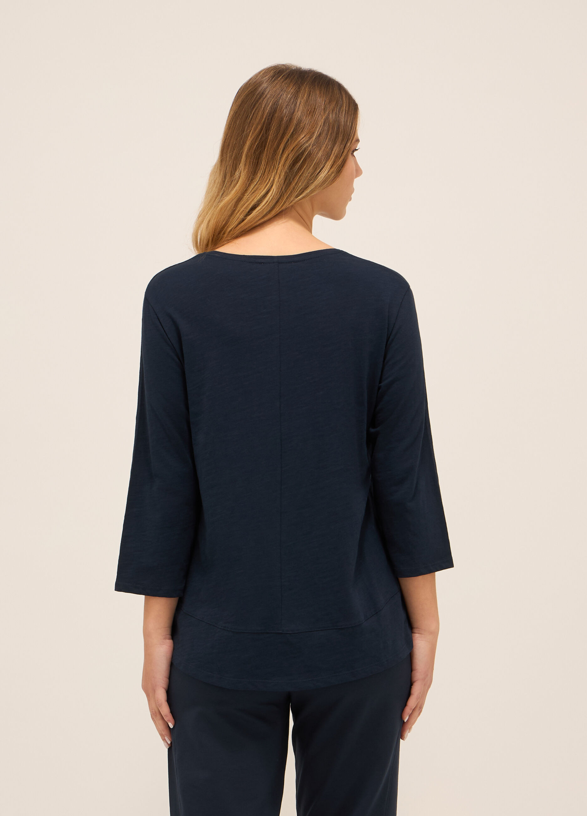 T-shirt in puro cotone donna_1