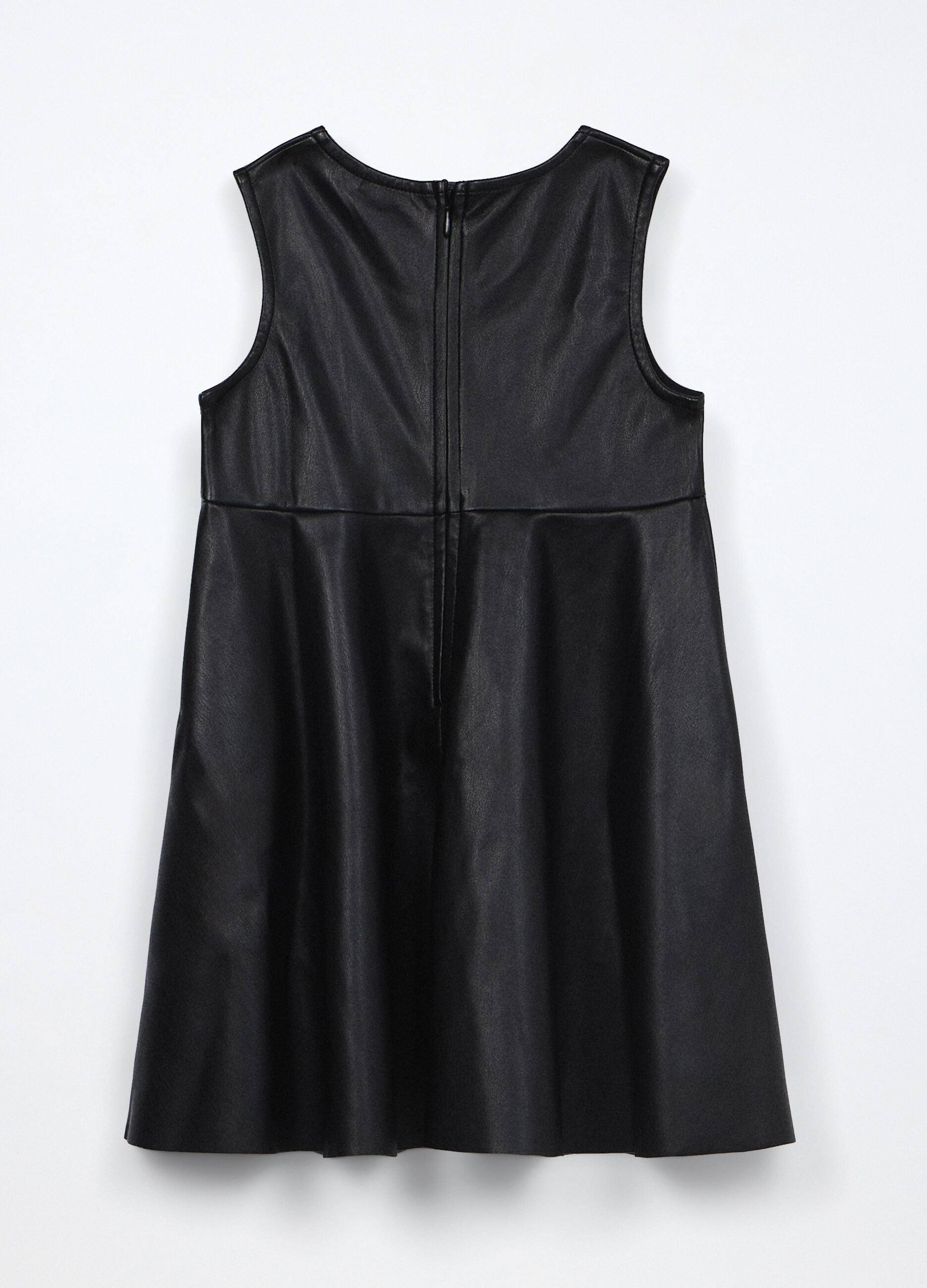 Vestito in eco pelle bambina_1