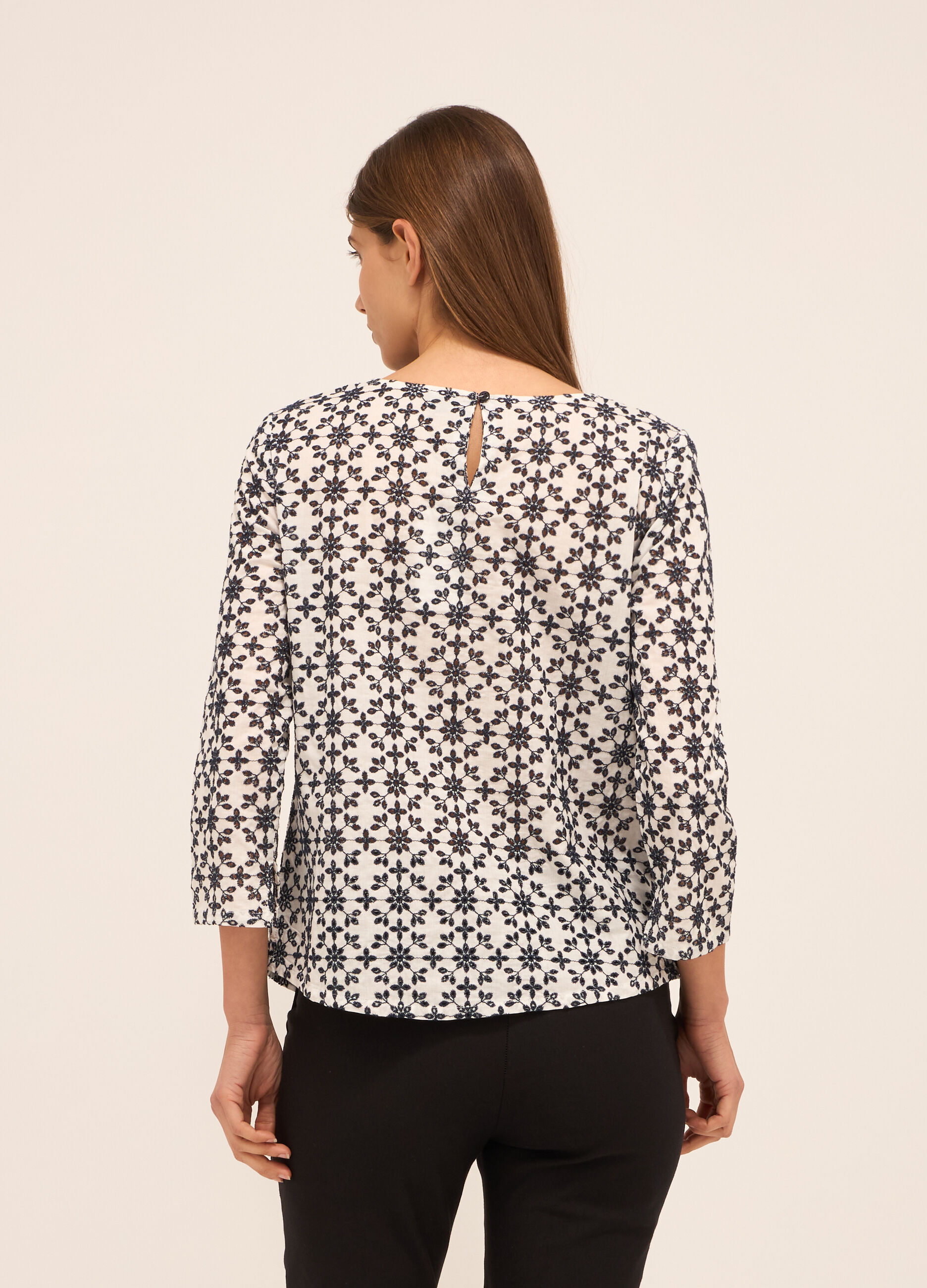 Blusa in puro cotone donna_1