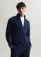 Felpa con zip in interlock di cotone uomo_0