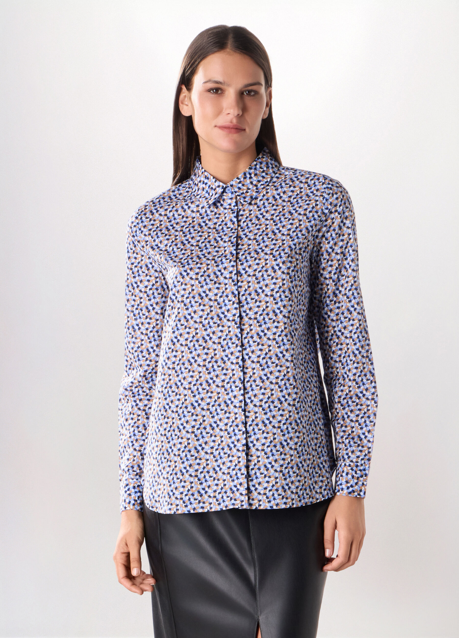 Camicia in puro cotone donna_0