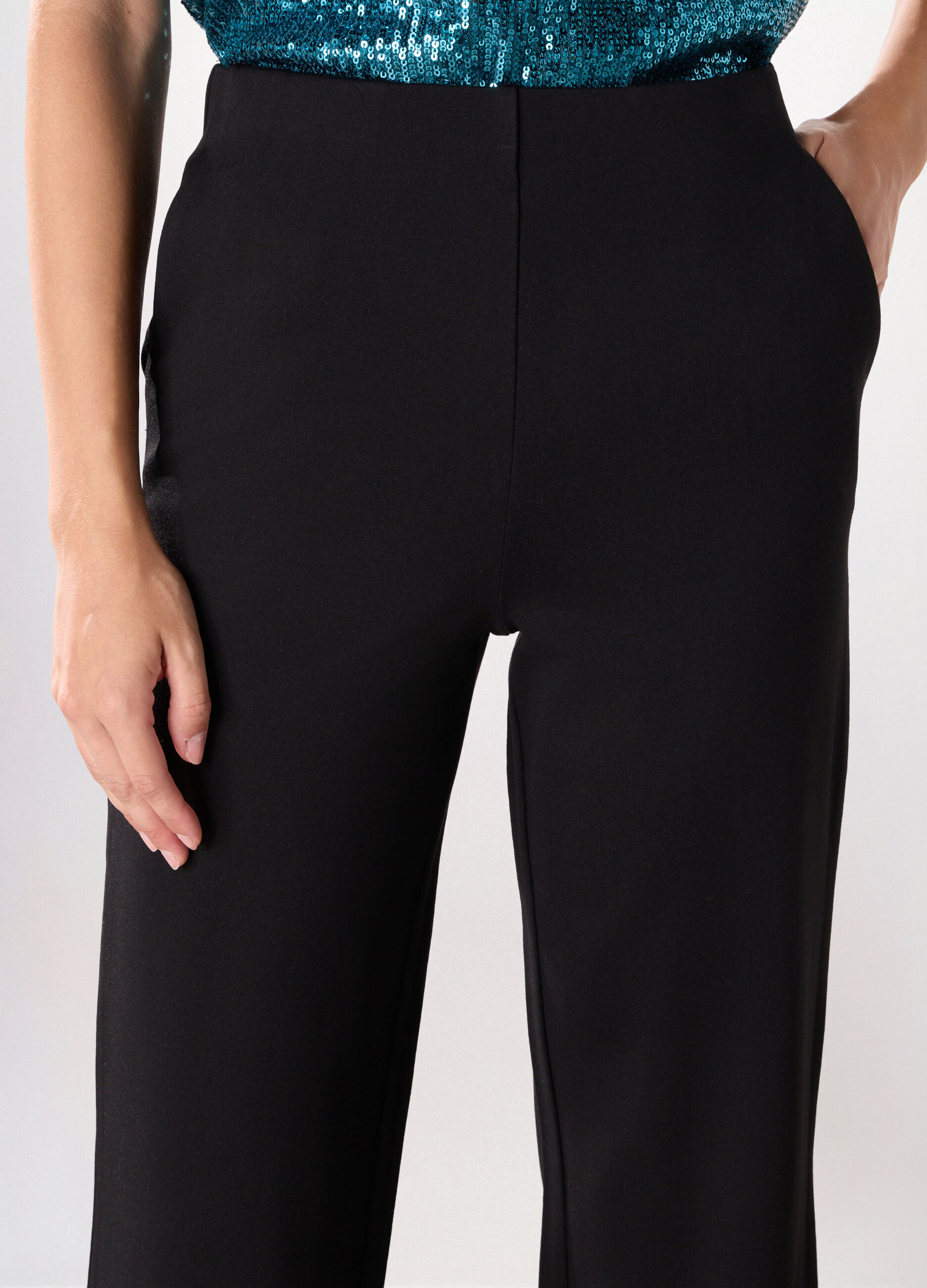 Pantaloni misto viscosa donna_2
