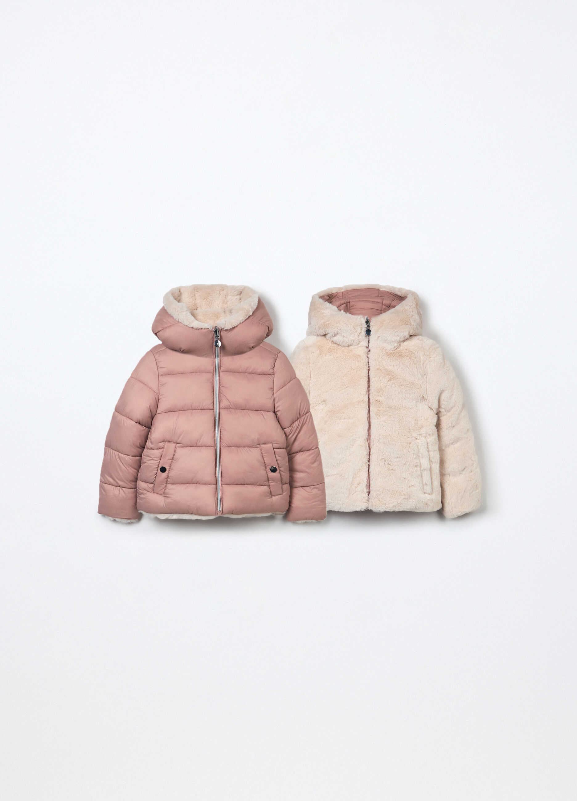 Giubbino imbottito reversibile bambina_0