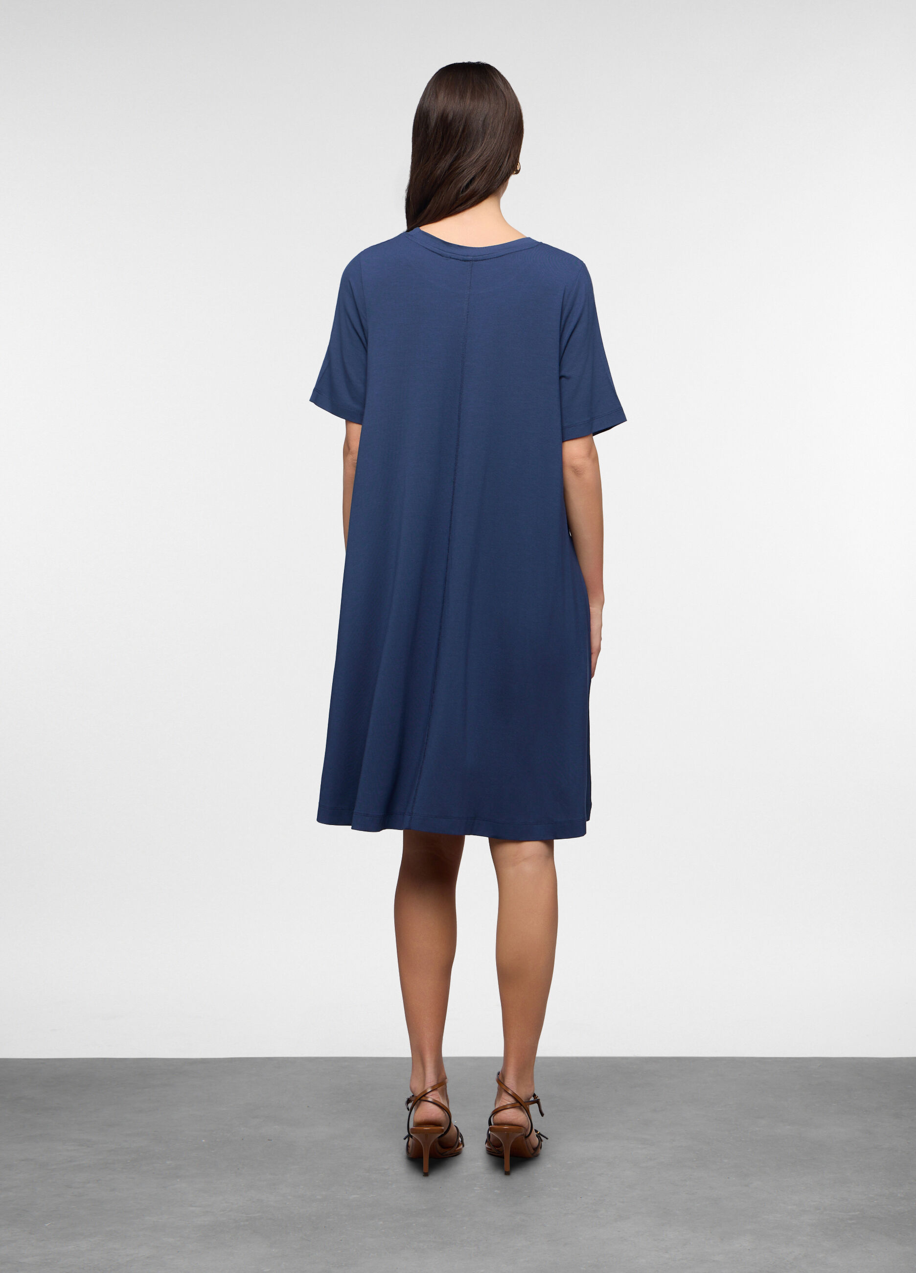 Caftano copricostume stretch donna_1