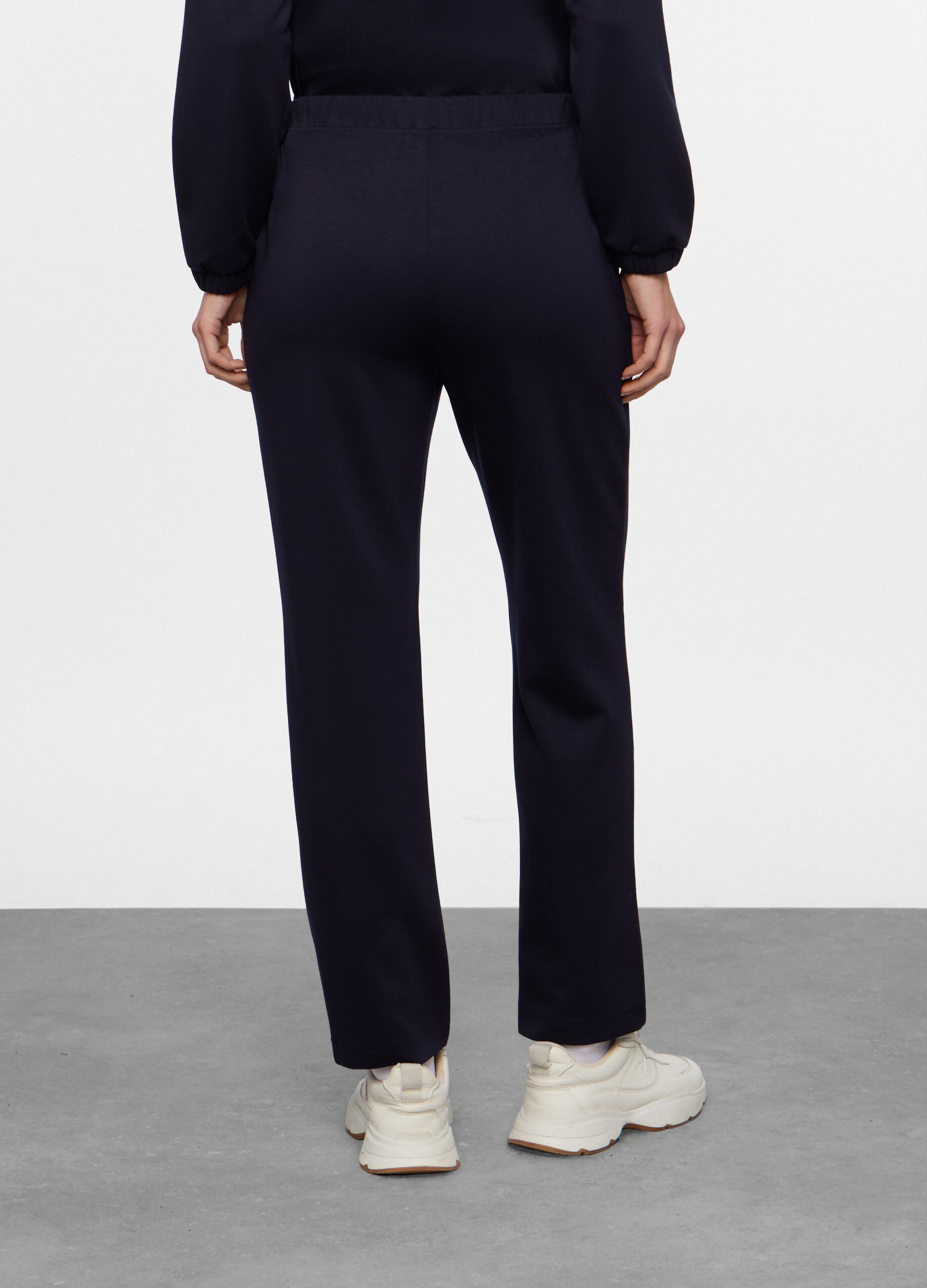 Pantalone slim fit in jersey stretch donna_1