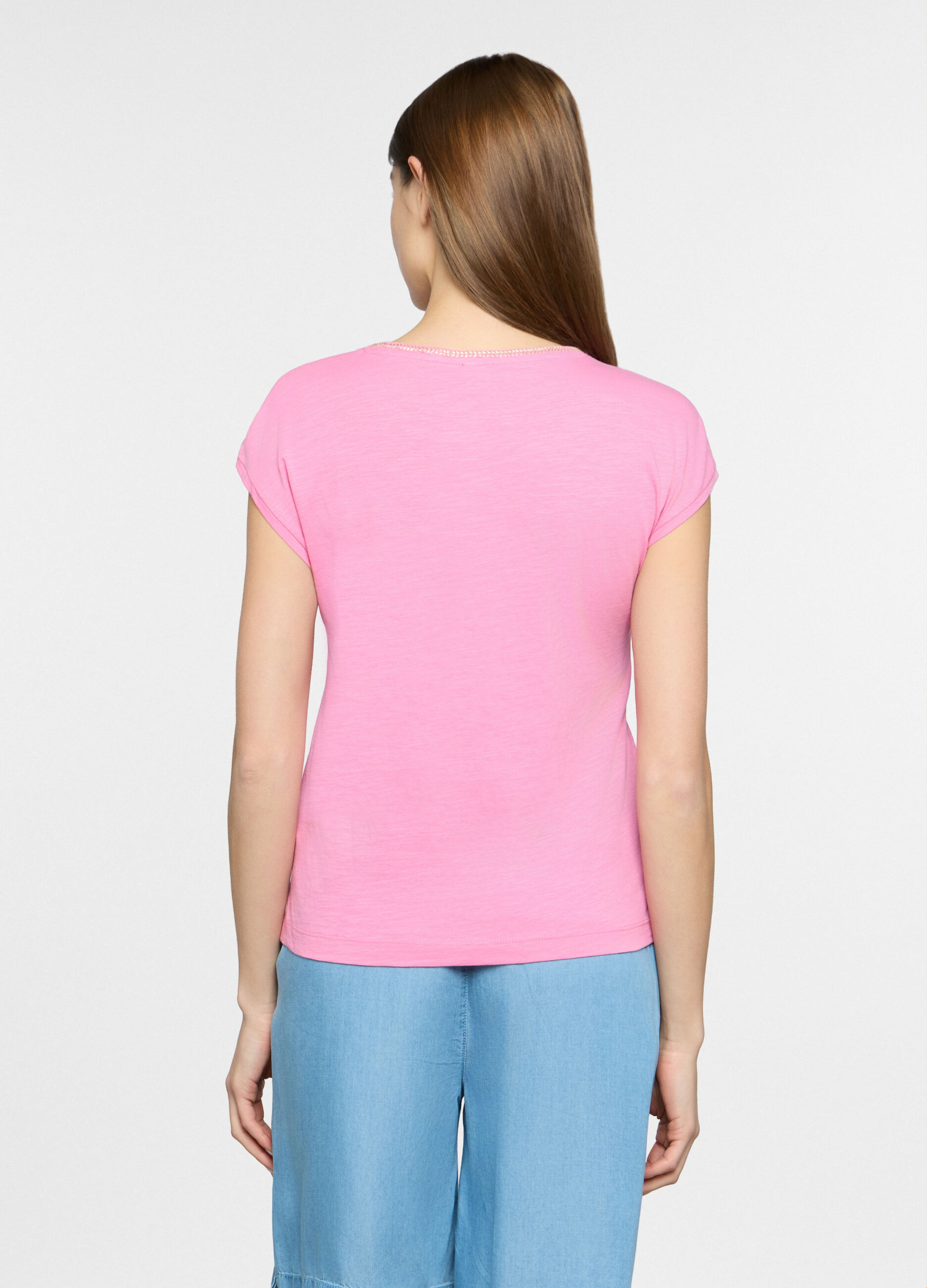 T-shirt girocollo donna_1