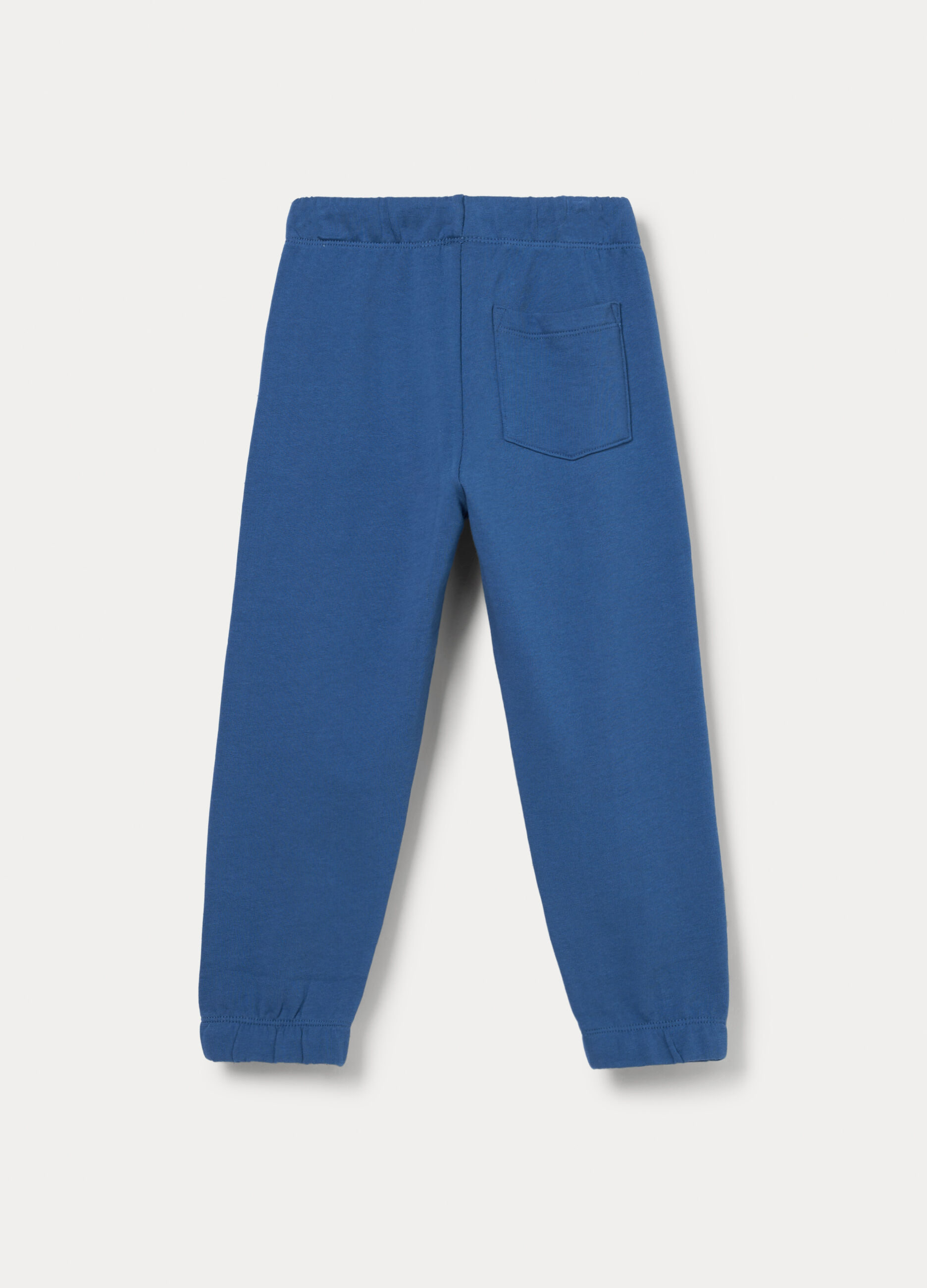 Jogger in french terry di puro cotone bambino_1