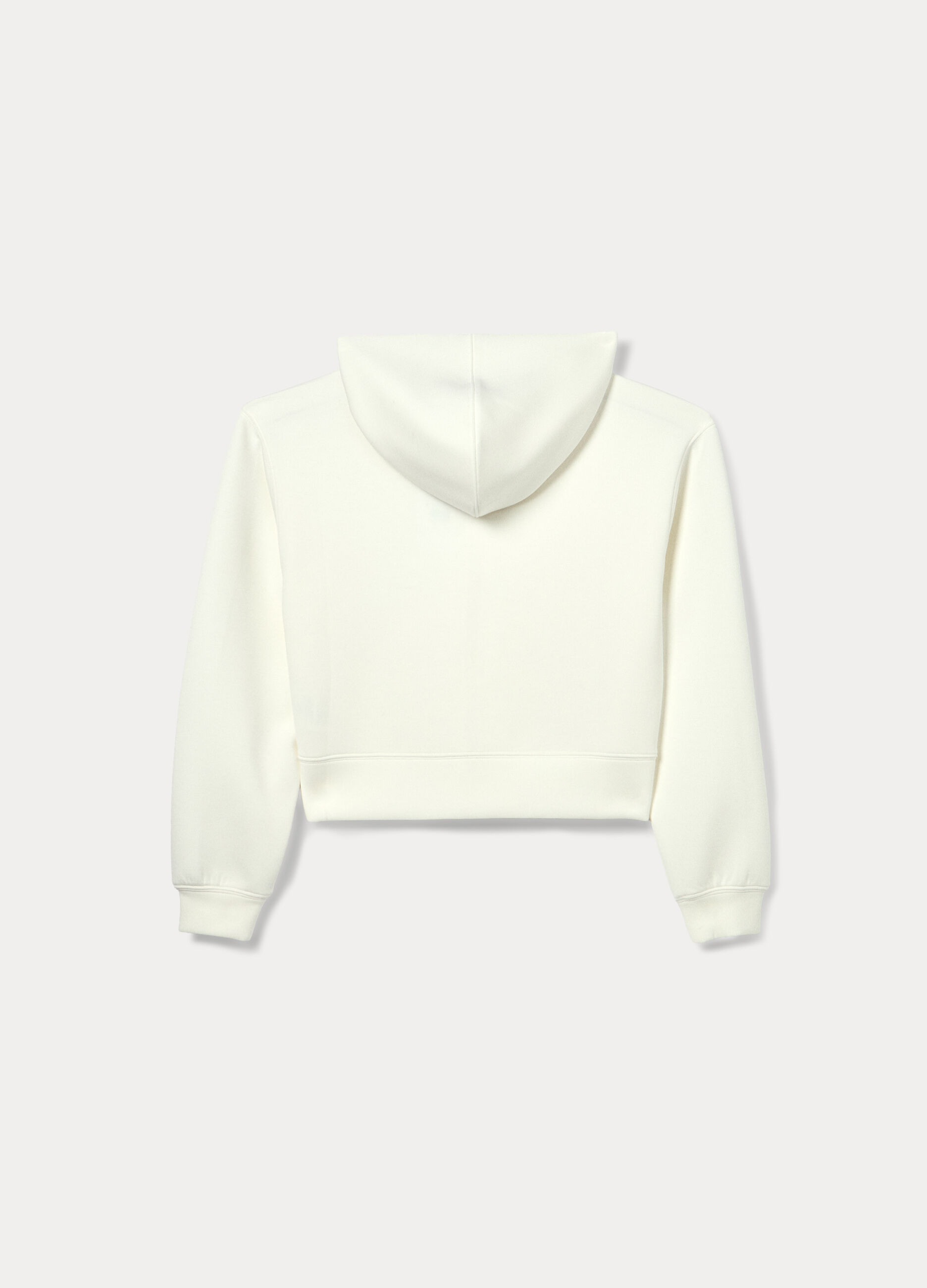 Felpa con cappuccio misto modal ragazza_1