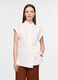 Camicia Fit Slim con colletto alla francese in puro cotone donna_0