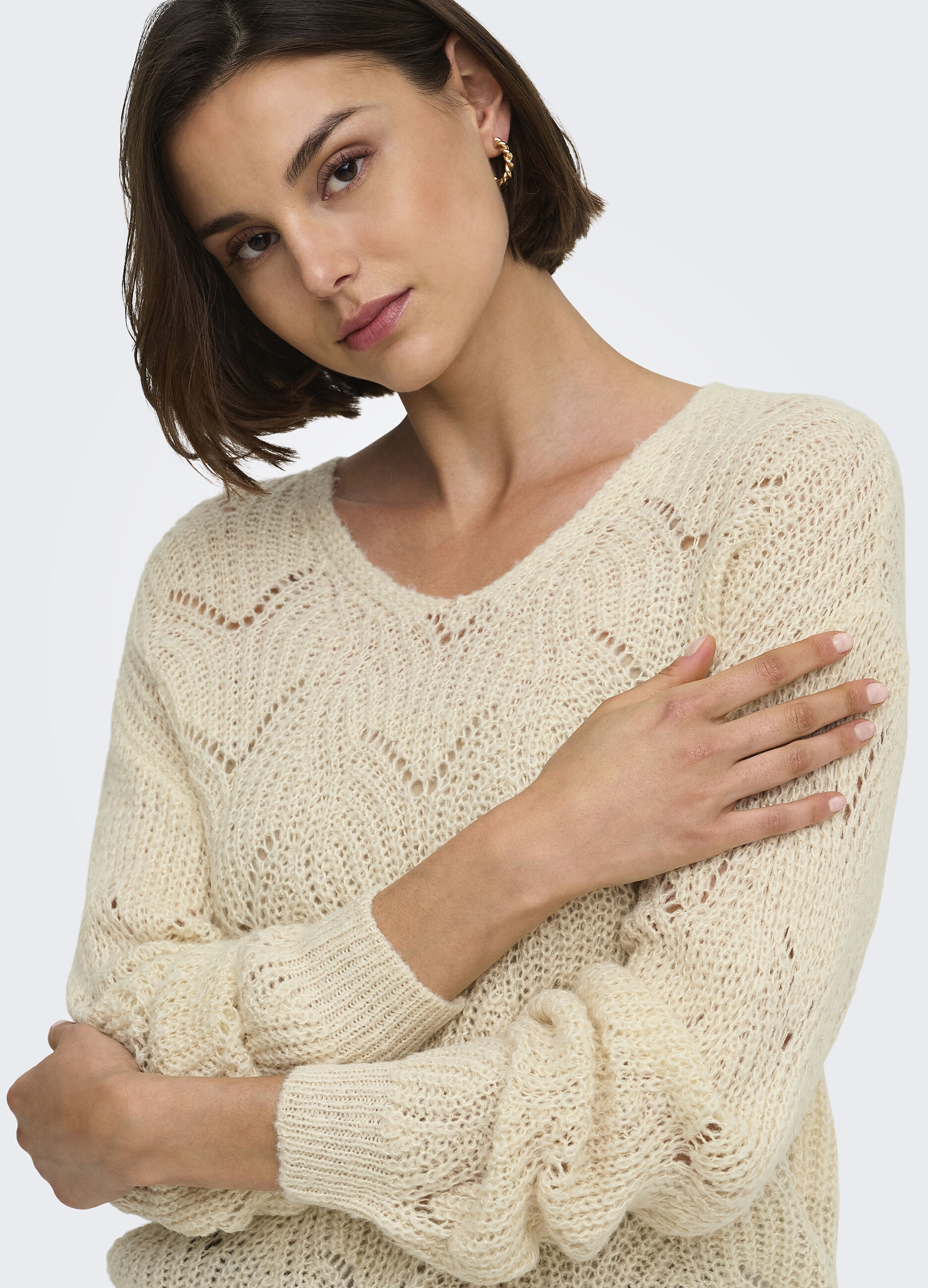 Pullover con scollo a V_3