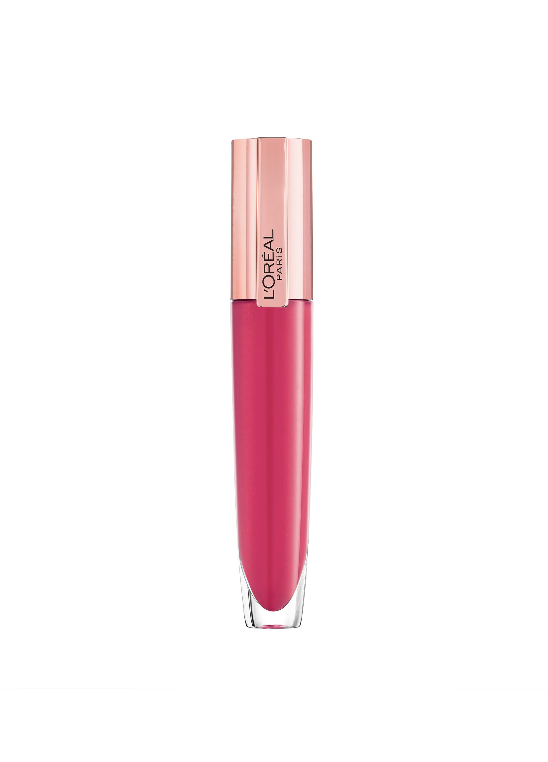 Loreal L'OREAL, L’oreal Paris Gloss Volumizzante Brilliant Signature, Lucidalabbra A Lunga Durata, I Accentuate, 6,4 Ml., Donna, Rosa fuxia, Taglia: F