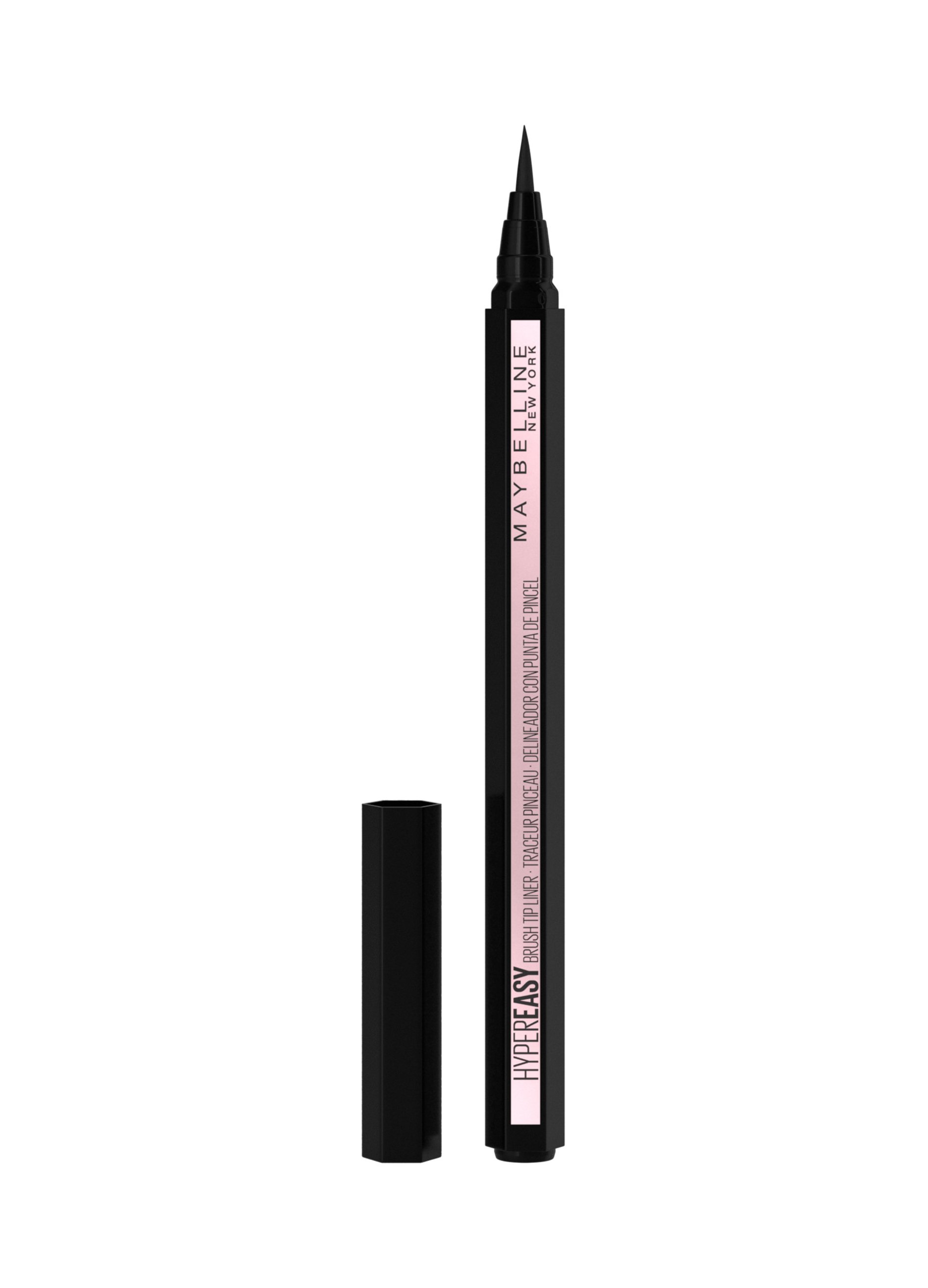Maybelline , New York Eyeliner In Penna Hyper Easy, Tratto Continuo, Facile Da Applicare, Punta Iper Flessibile, Nero (800)., Donna, Nero, Taglia: FAS