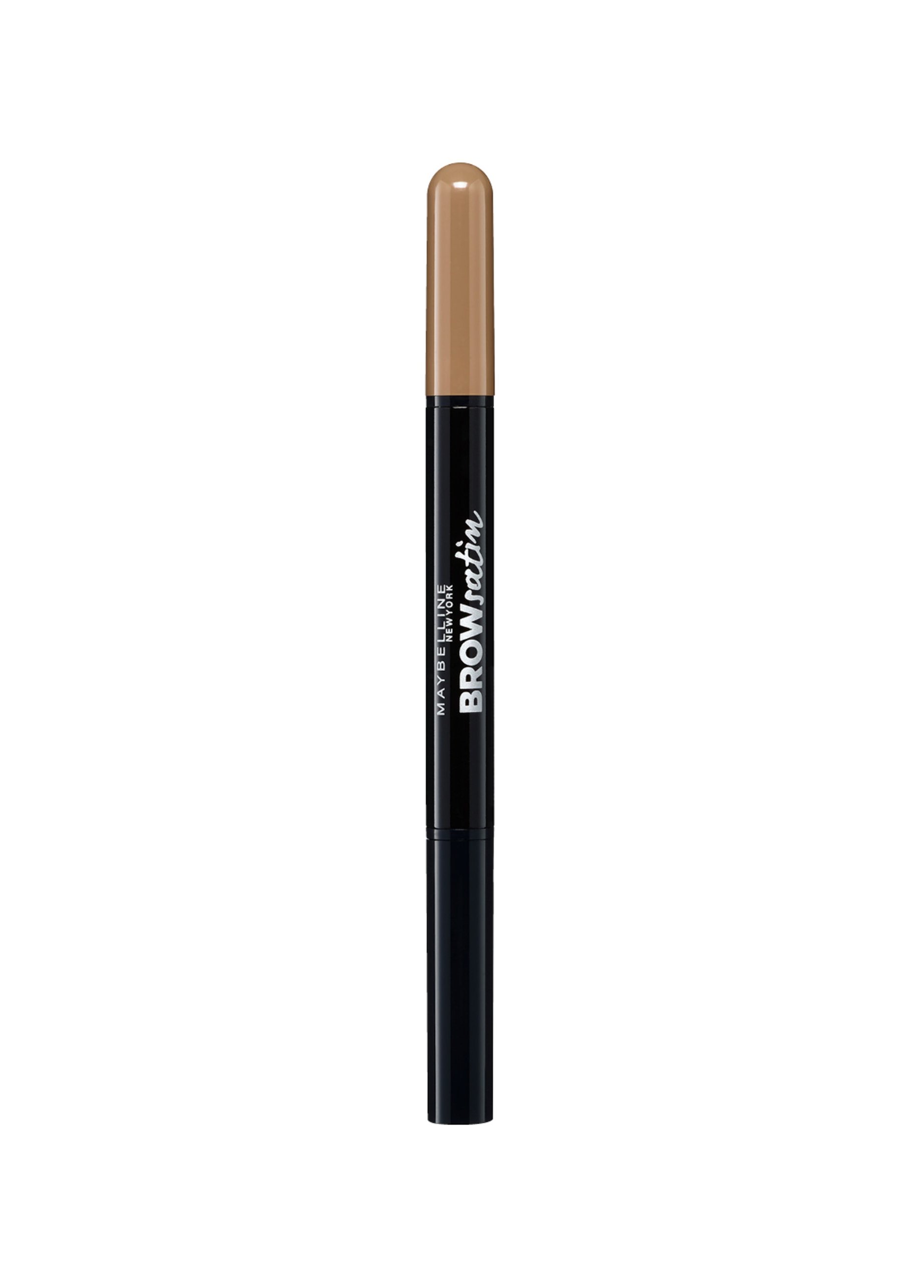 Maybelline , New York Matita-ombretto Express Brow 2-in-1, Per Sopracciglia Piene E Naturali, Dark Blond (01)., Donna, Bianco, Taglia: FASUL