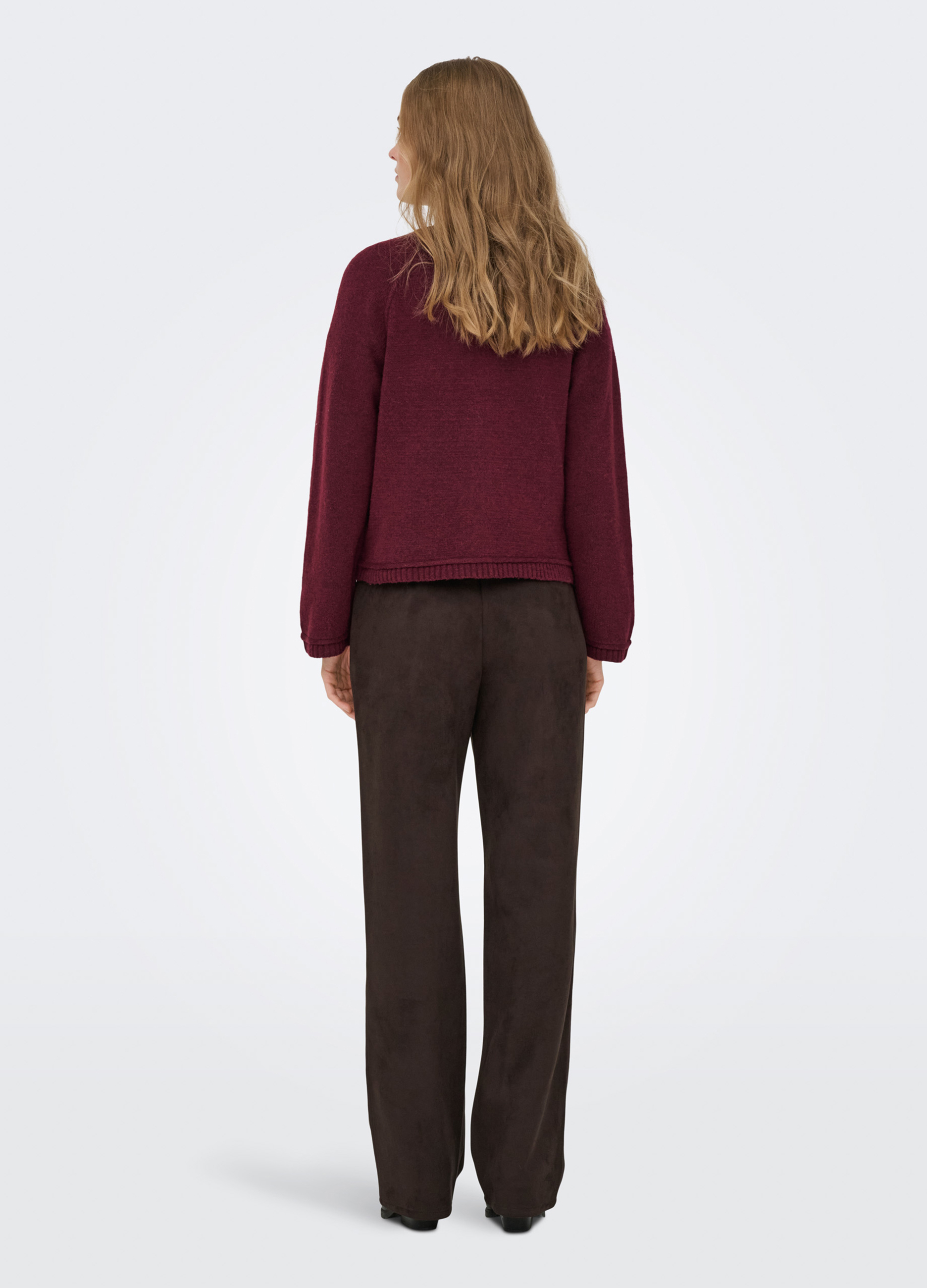 Upim, Cardigan Con Scollo A V Donna, Unisex, Rosso, Taglia: S-image