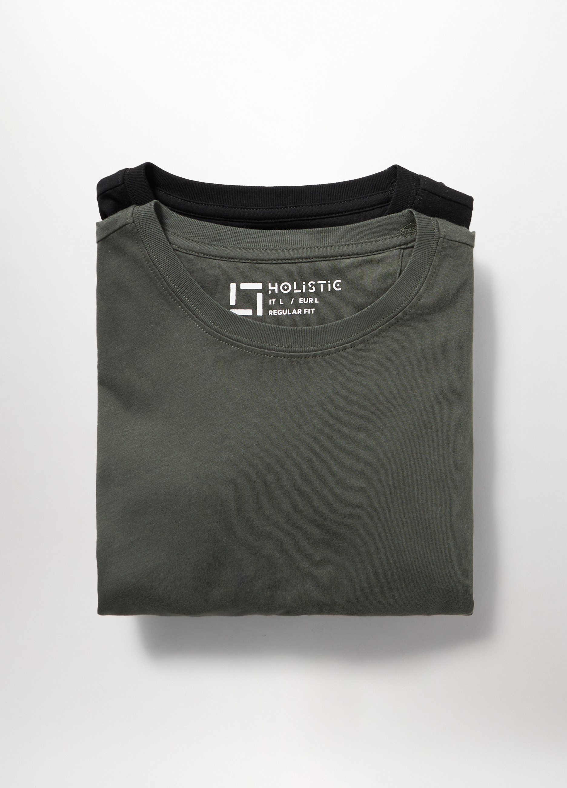 Image of Upim, 2 Pack T-shirt Sportive Girocollo Uomo, Unisex, Nero/Grigio, Taglia: S