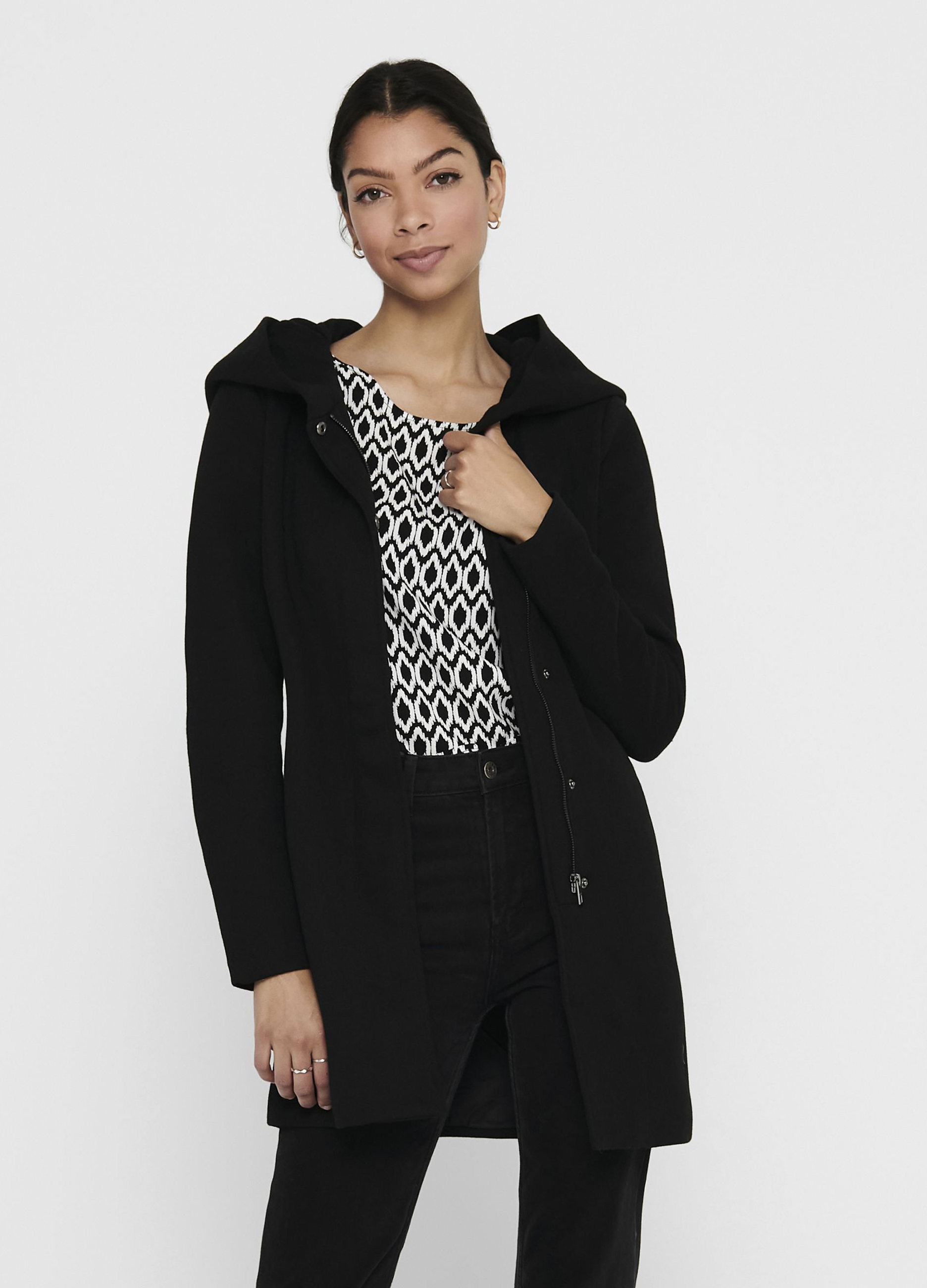 Only Donna Nero Cappotti Di - Sedona Light Coat - Xs A S - Immagine 6