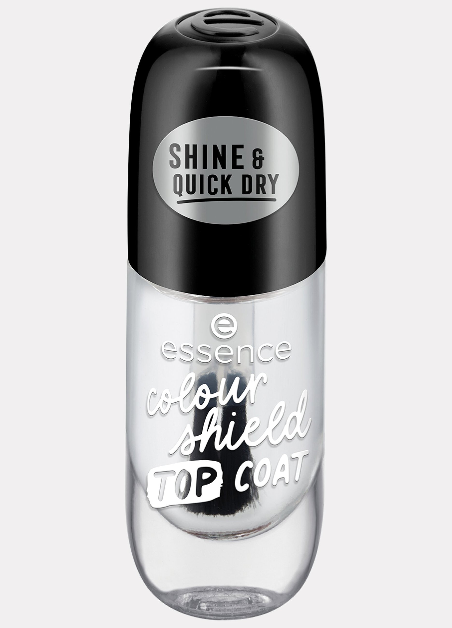 Essence Donna Trasparente Colour Shield Smalto Unghie Top Coat, Taglia: Fasul
