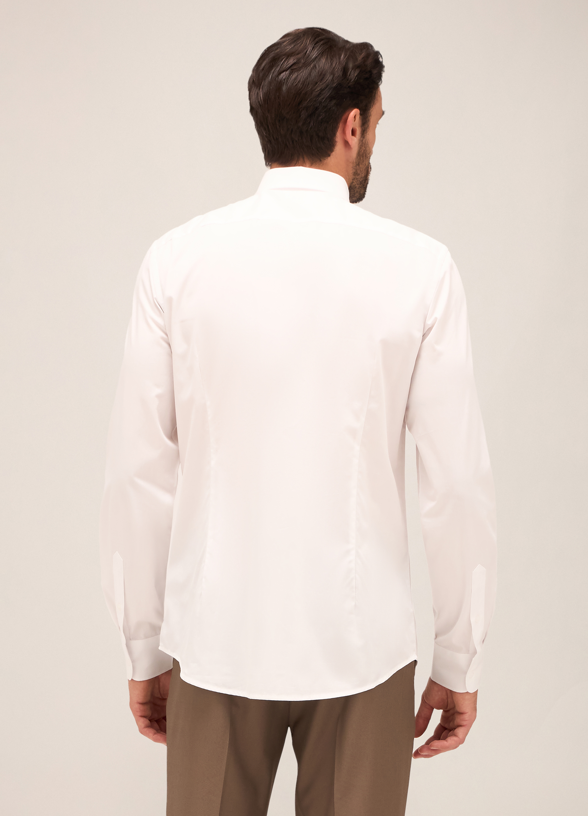 Upim, Camicia Slim Fit Colletto Francese In Cotone Uomo, Bianco Gesso, Taglia: 41